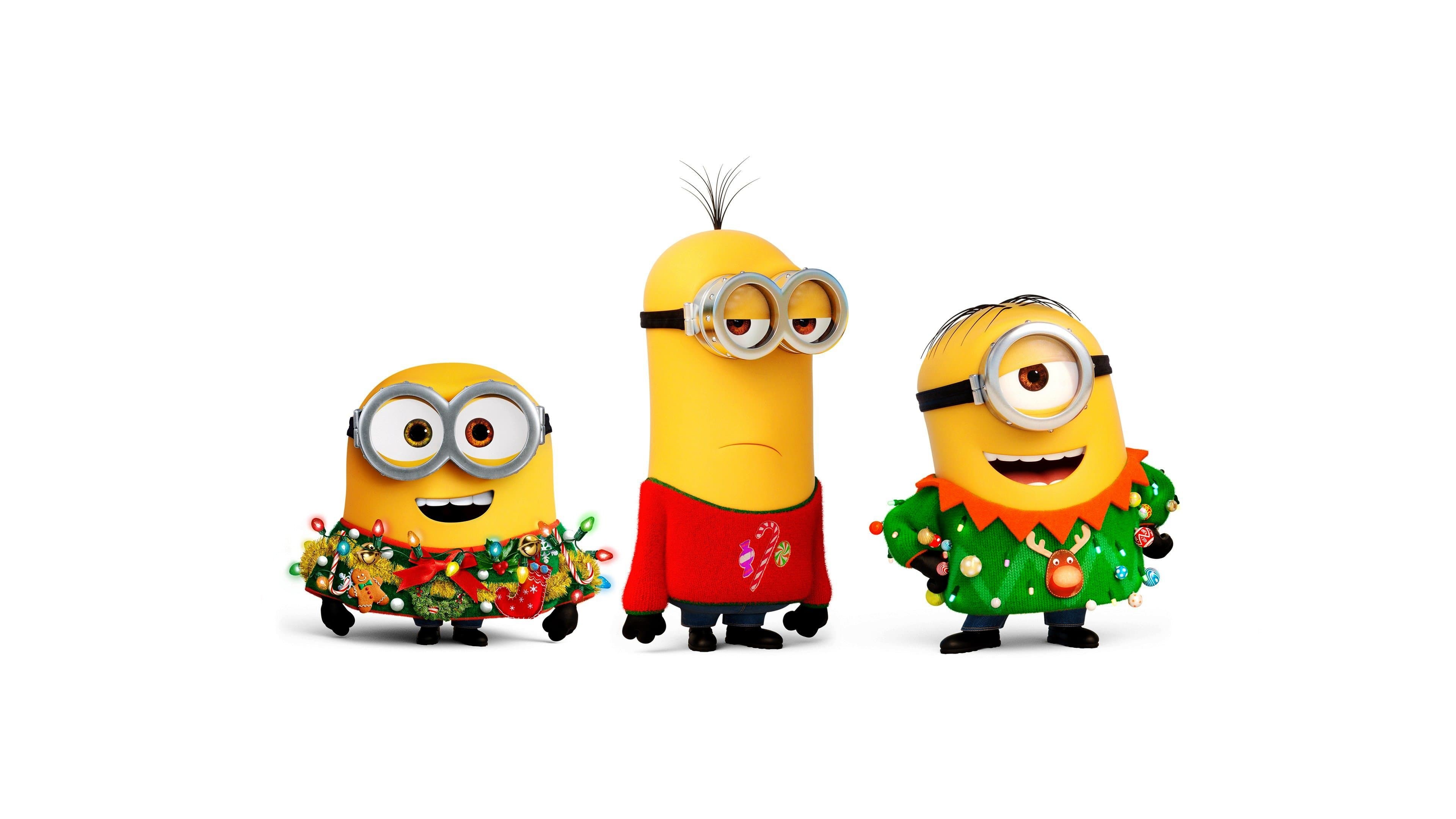 Backdrop of Minions: Holiday Special