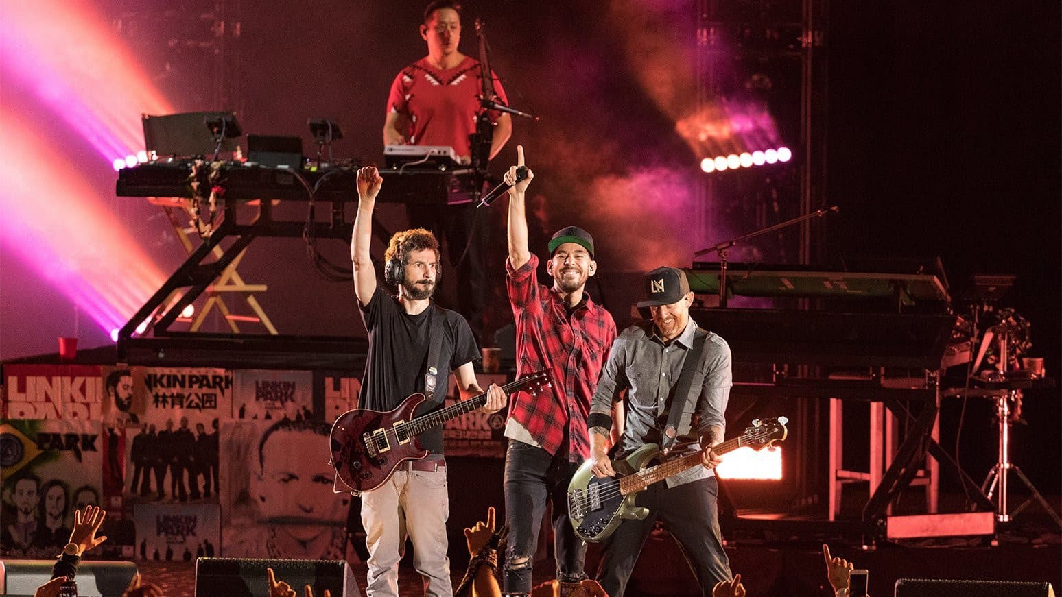 Backdrop of Linkin Park and Friends Celebrate Life in Honor of Chester Bennington