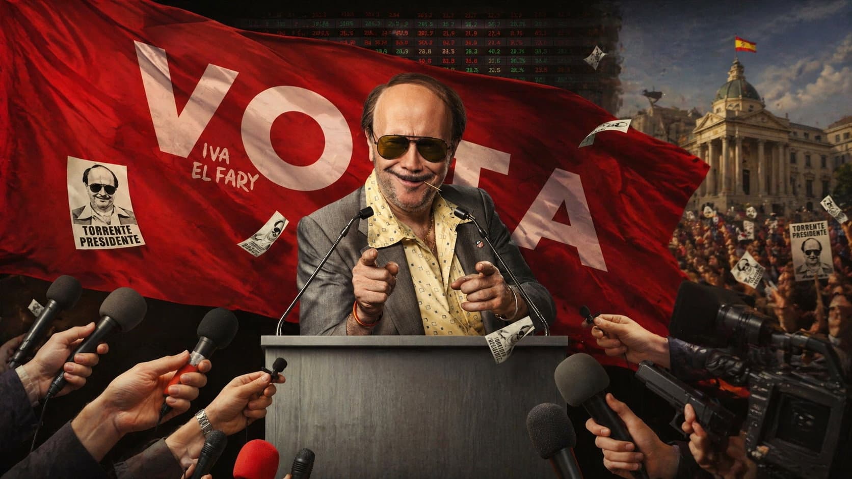Backdrop of Torrente for President