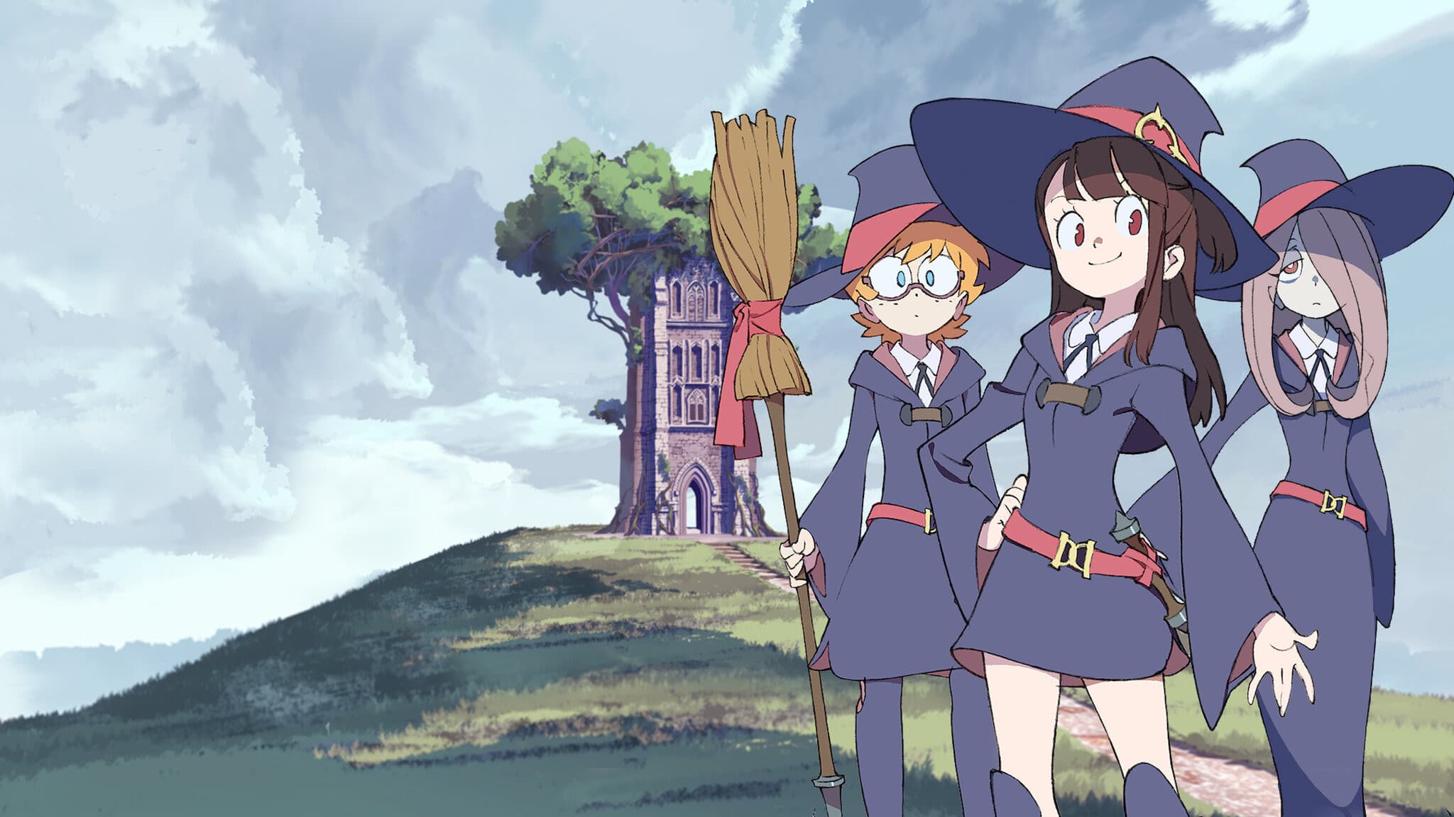 Backdrop of Little Witch Academia: The Enchanted Parade
