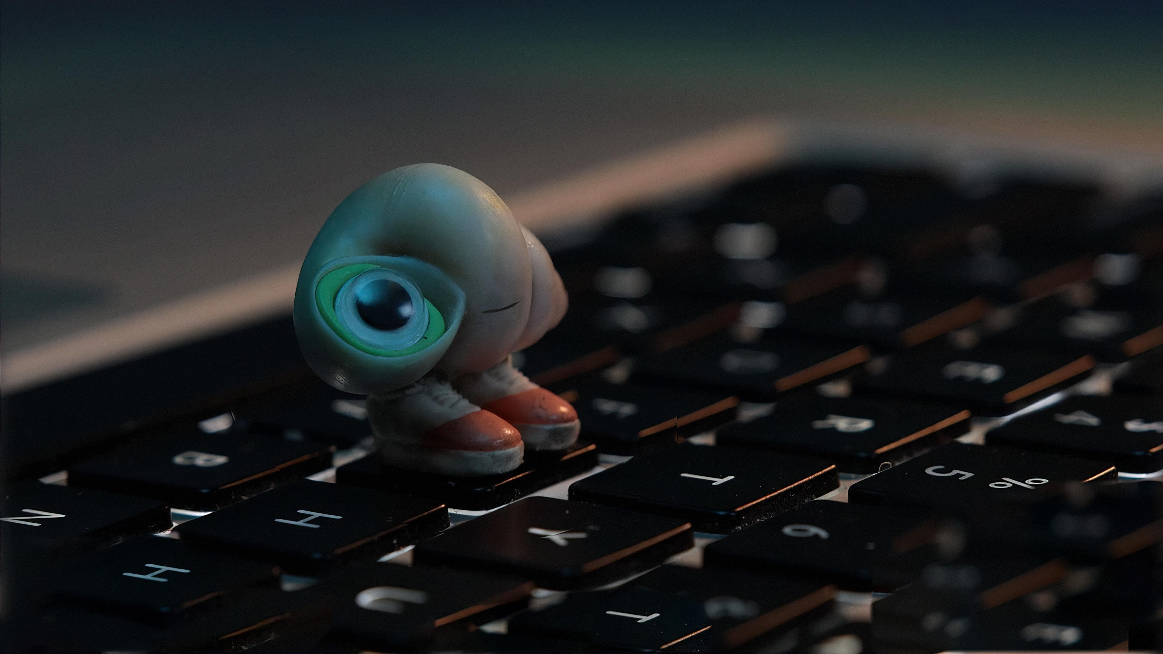 Backdrop of Marcel the Shell with Shoes On