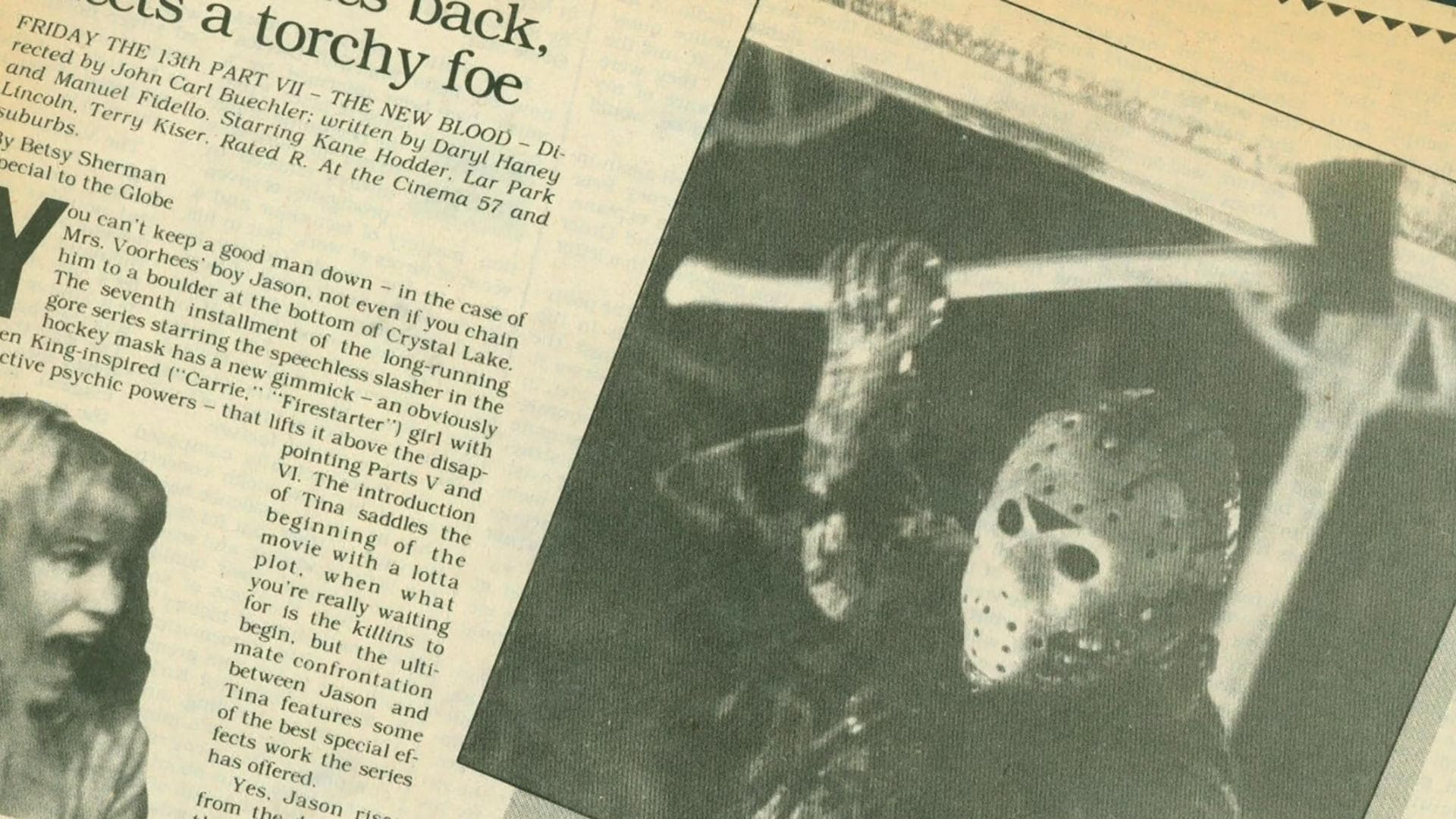 Backdrop of Crystal Lake Memories: The Complete History of Friday the 13th