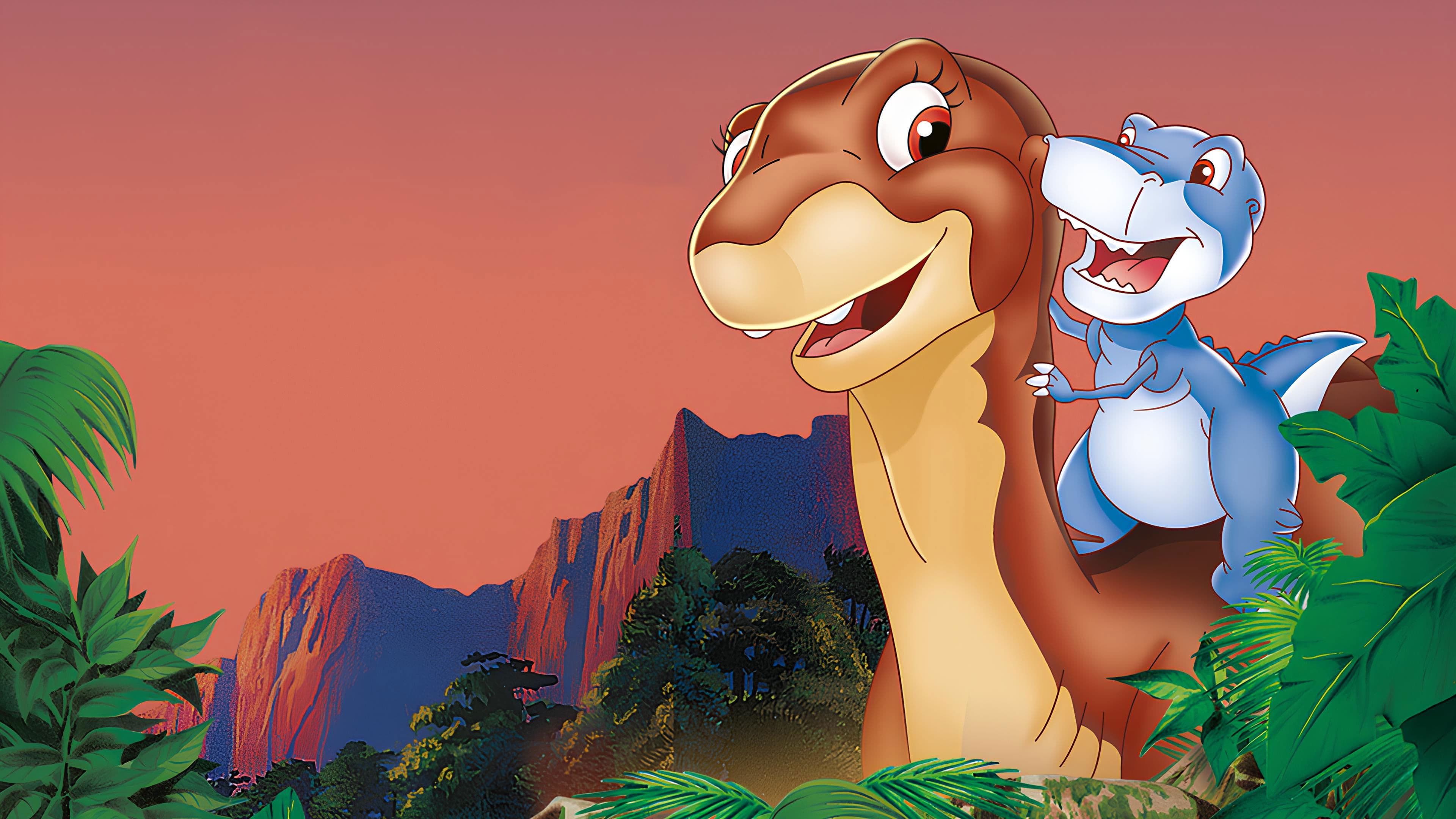 Backdrop of The Land Before Time V: The Mysterious Island