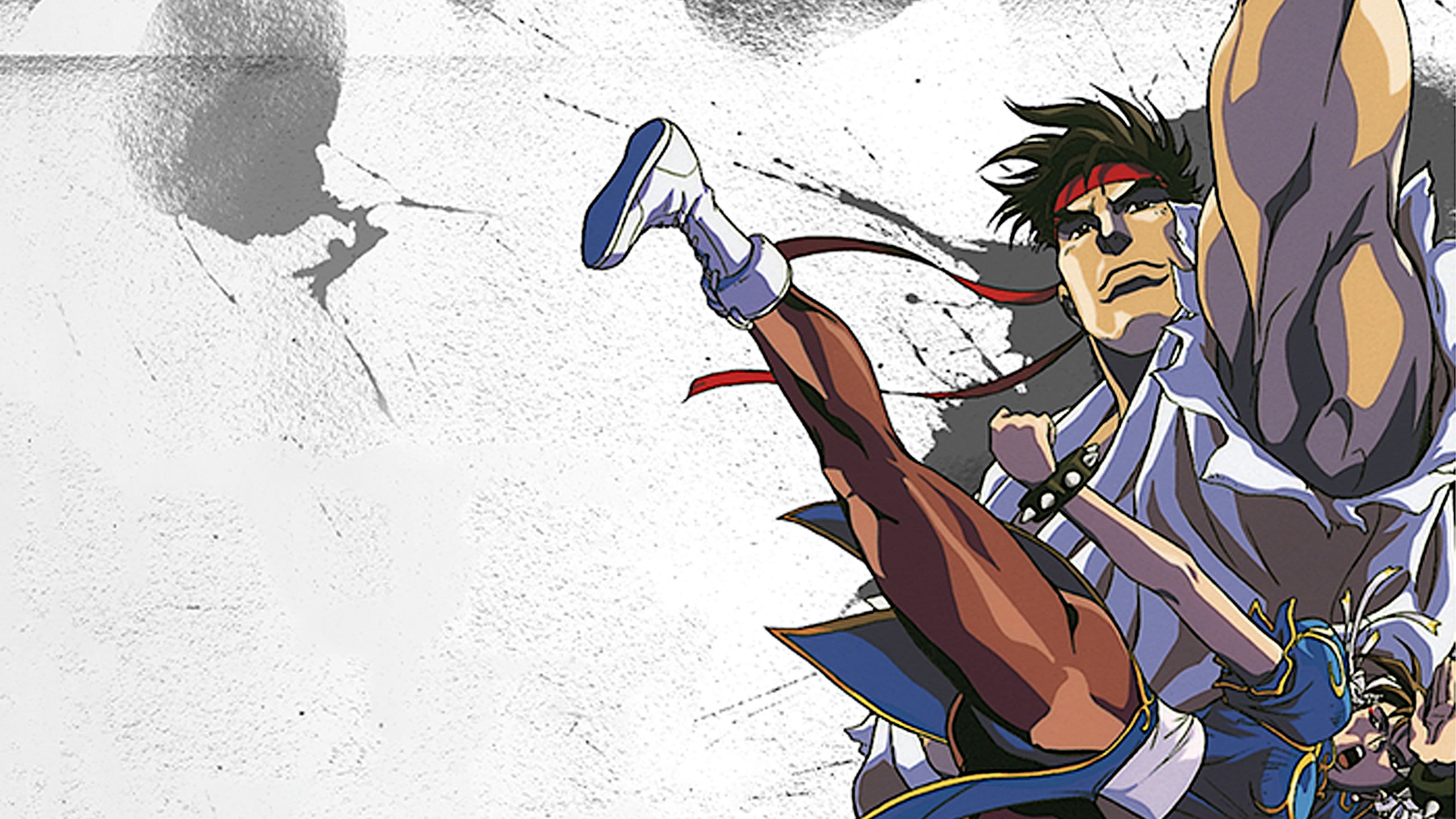 Backdrop of Street Fighter II: The Animated Movie