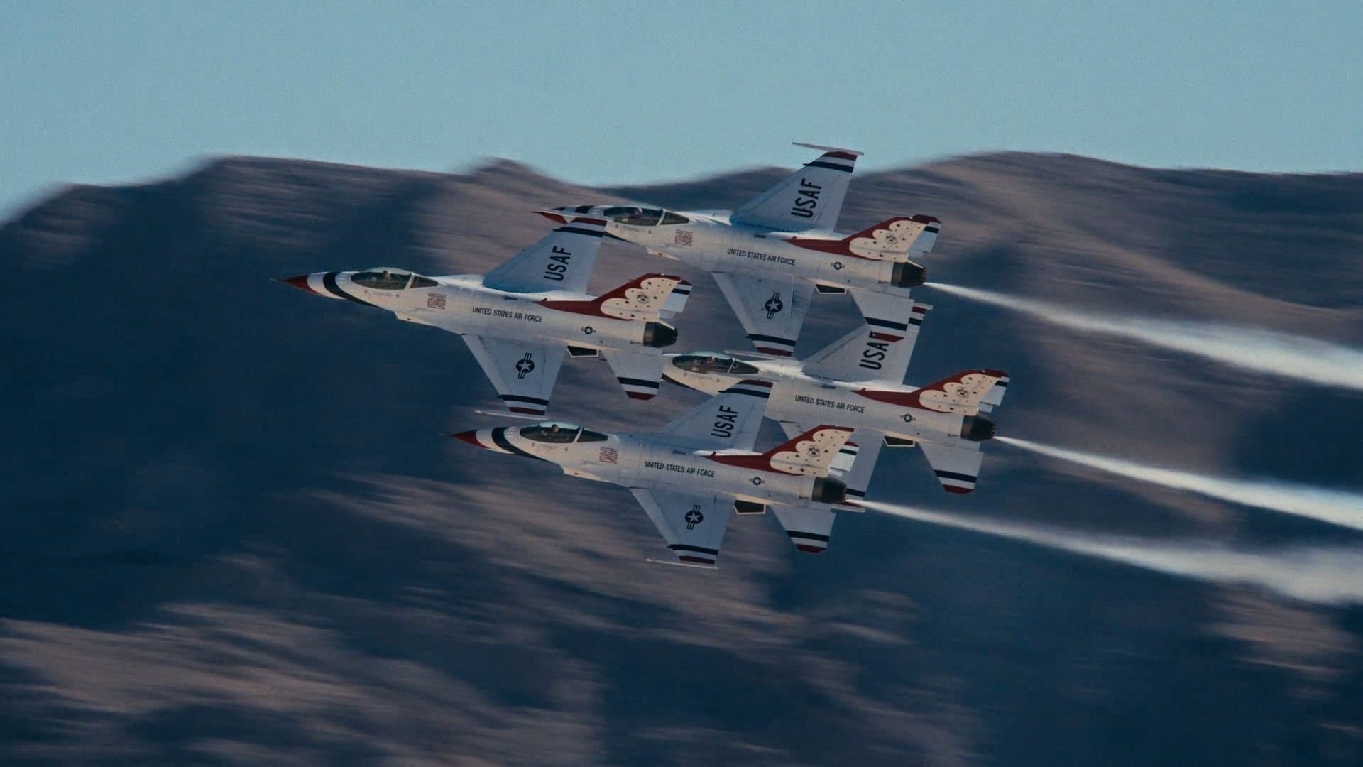 Backdrop of Air Force Elite: Thunderbirds