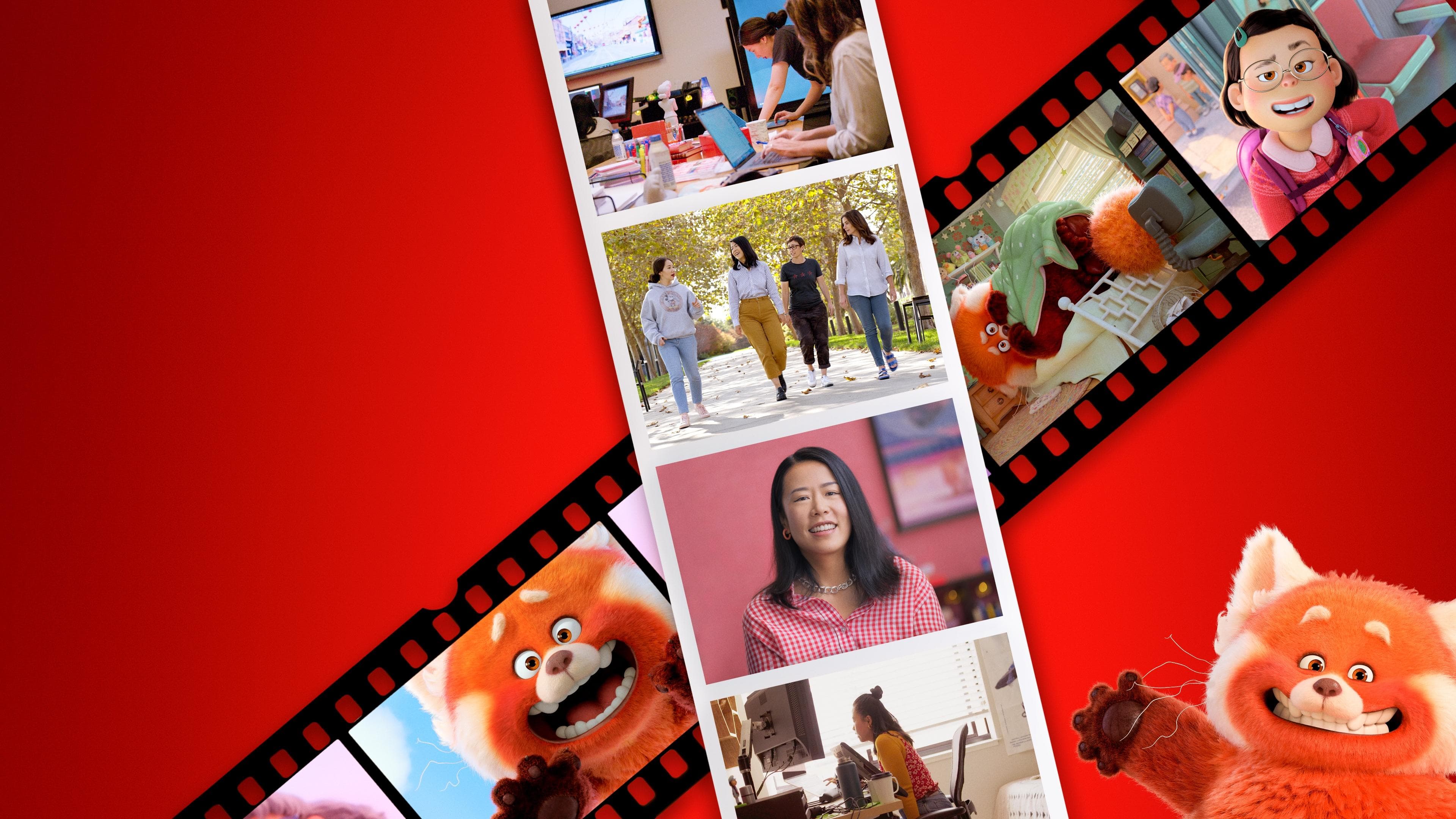 Backdrop of Embrace the Panda: Making Turning Red