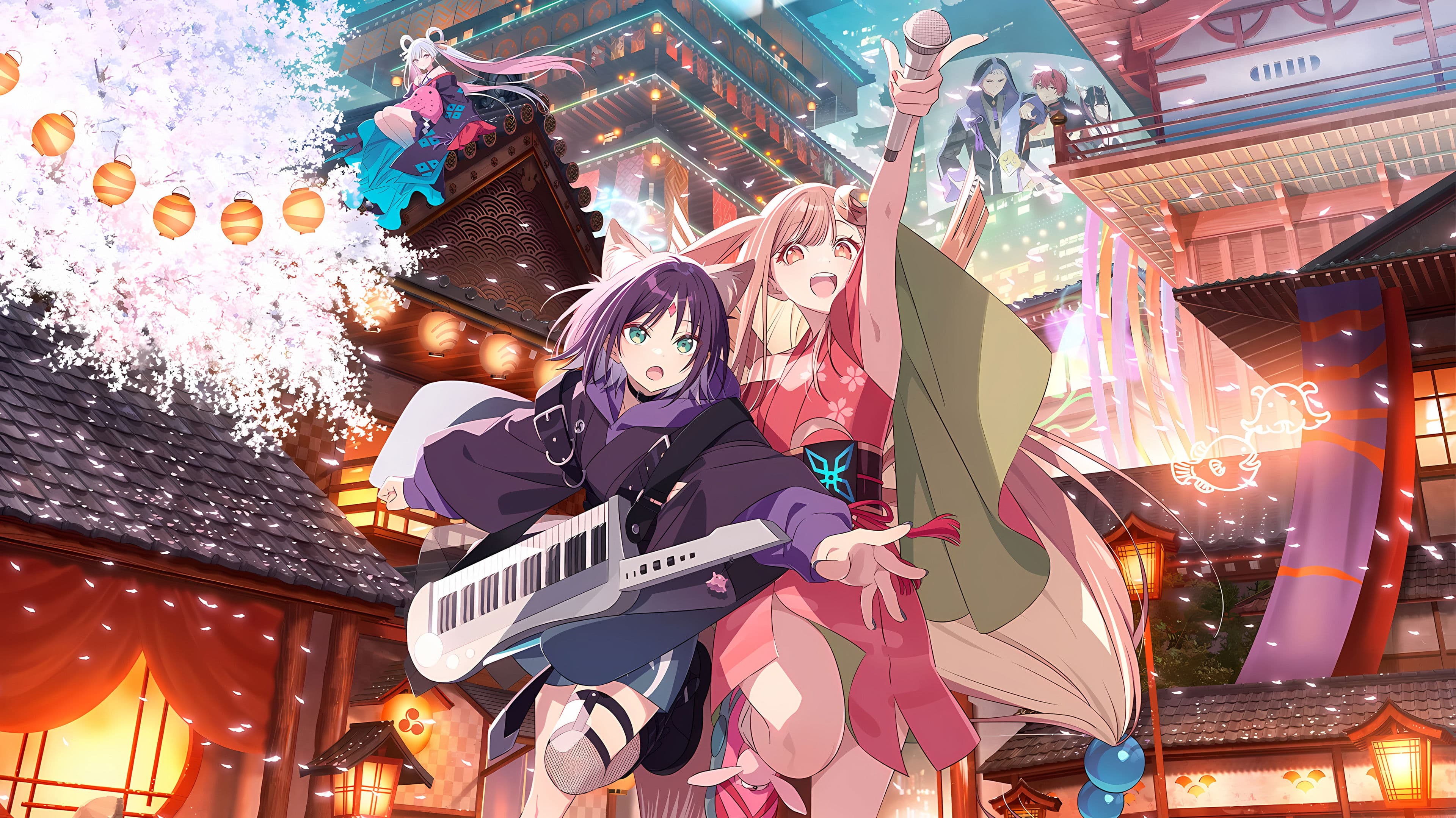 Backdrop of Cosmic Princess Kaguya!