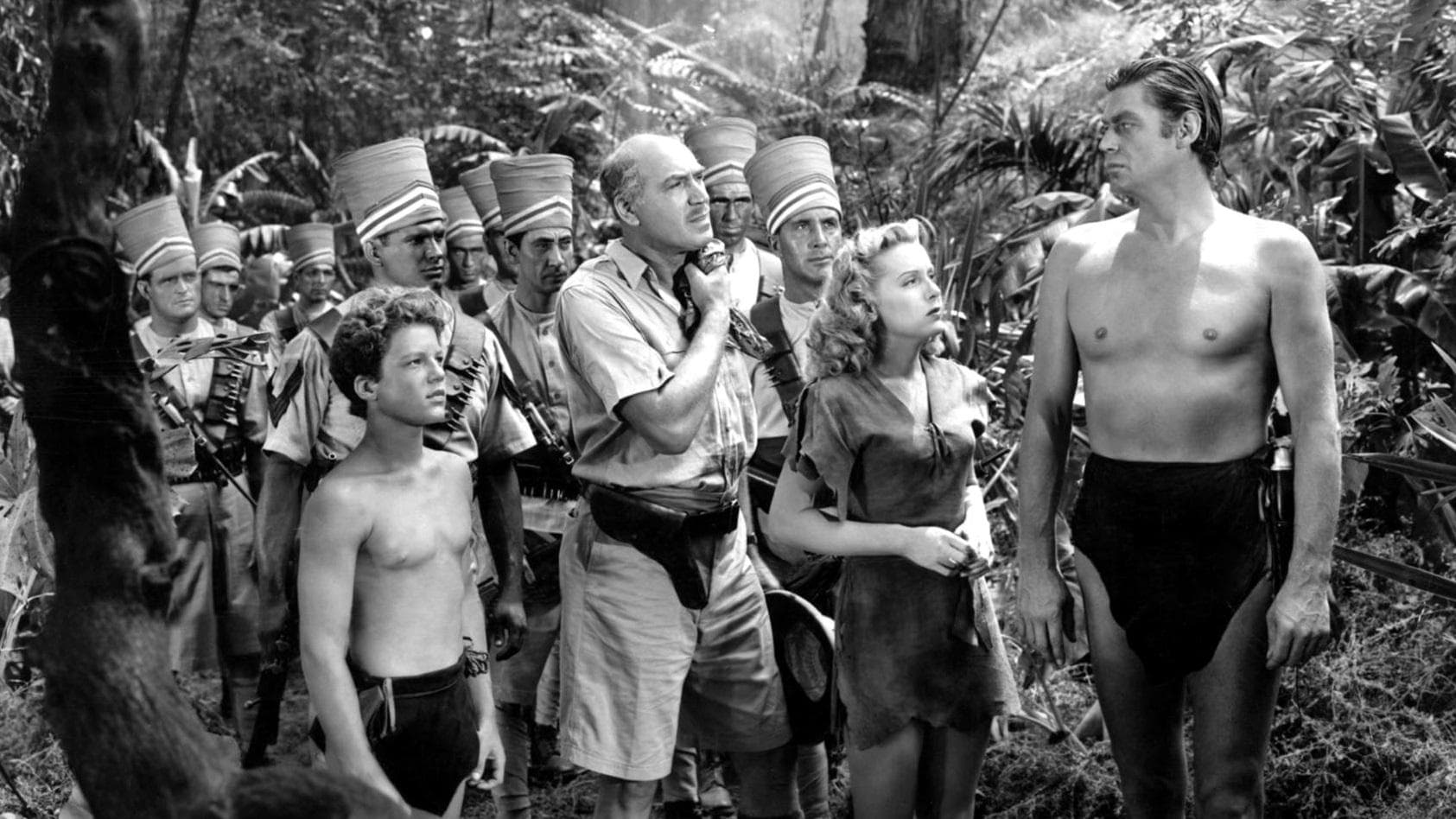 Backdrop of Tarzan and the Huntress