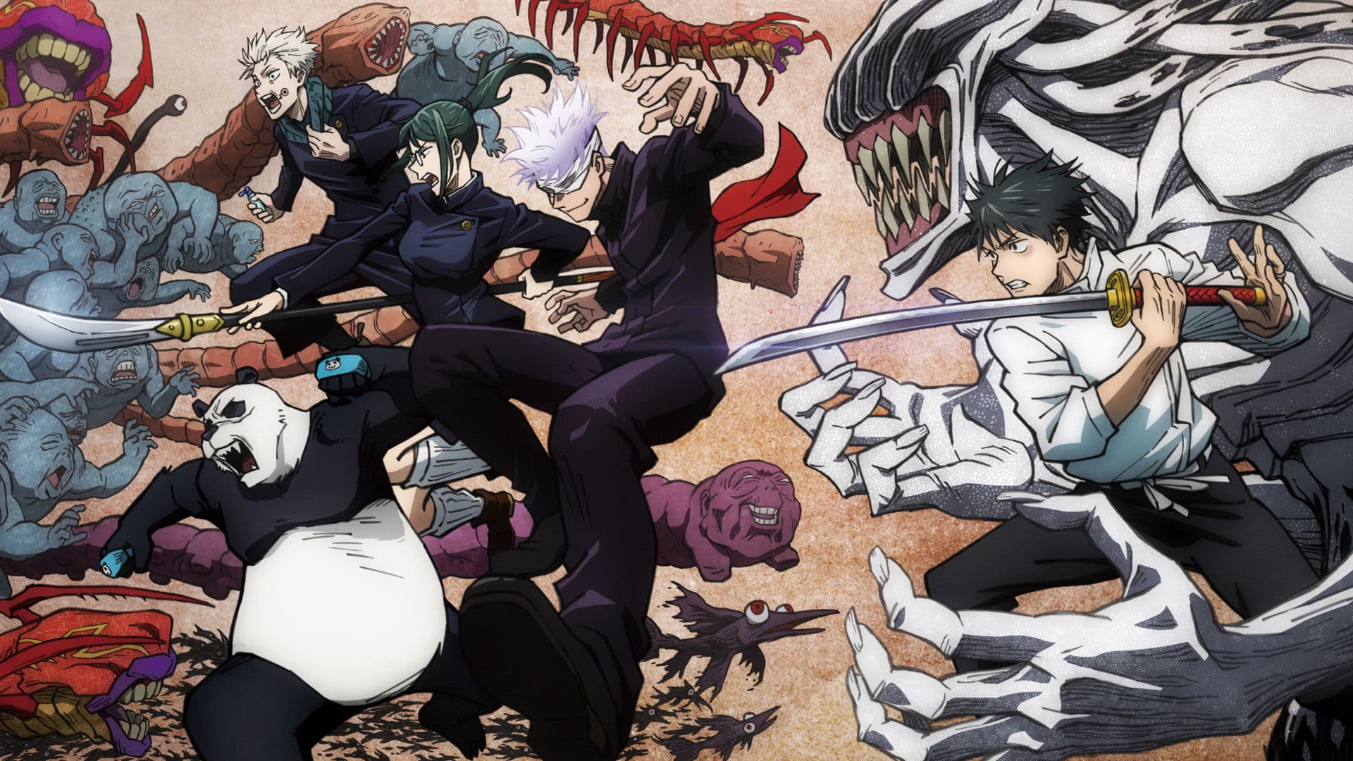 Backdrop of Jujutsu Kaisen Collection