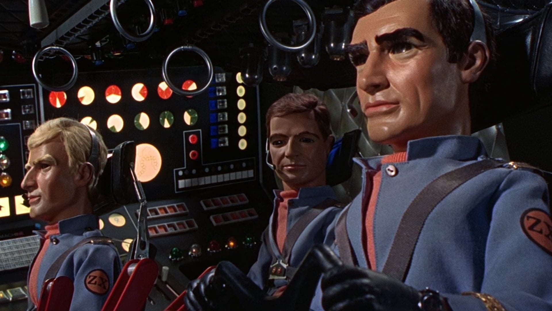 Backdrop of Thunderbirds Are GO