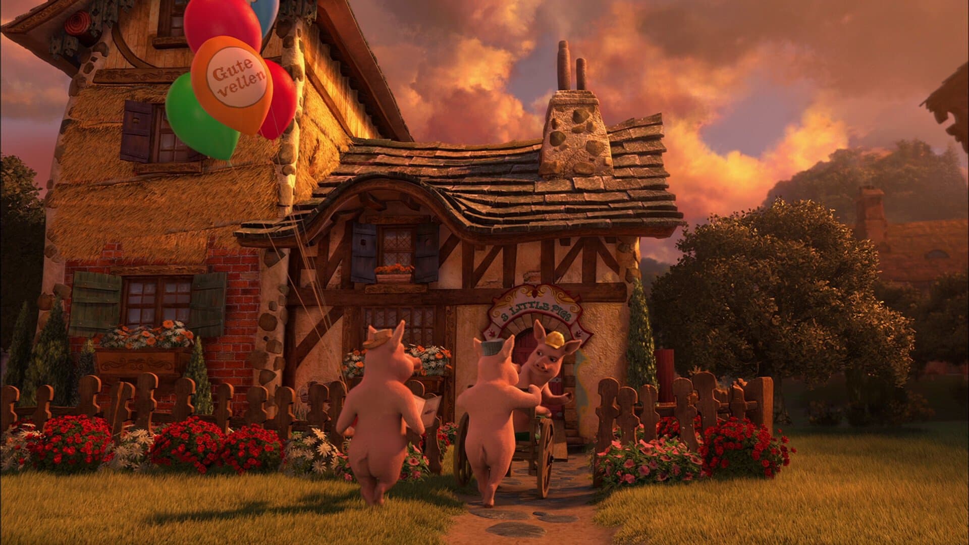 Backdrop of The Pig Who Cried Werewolf