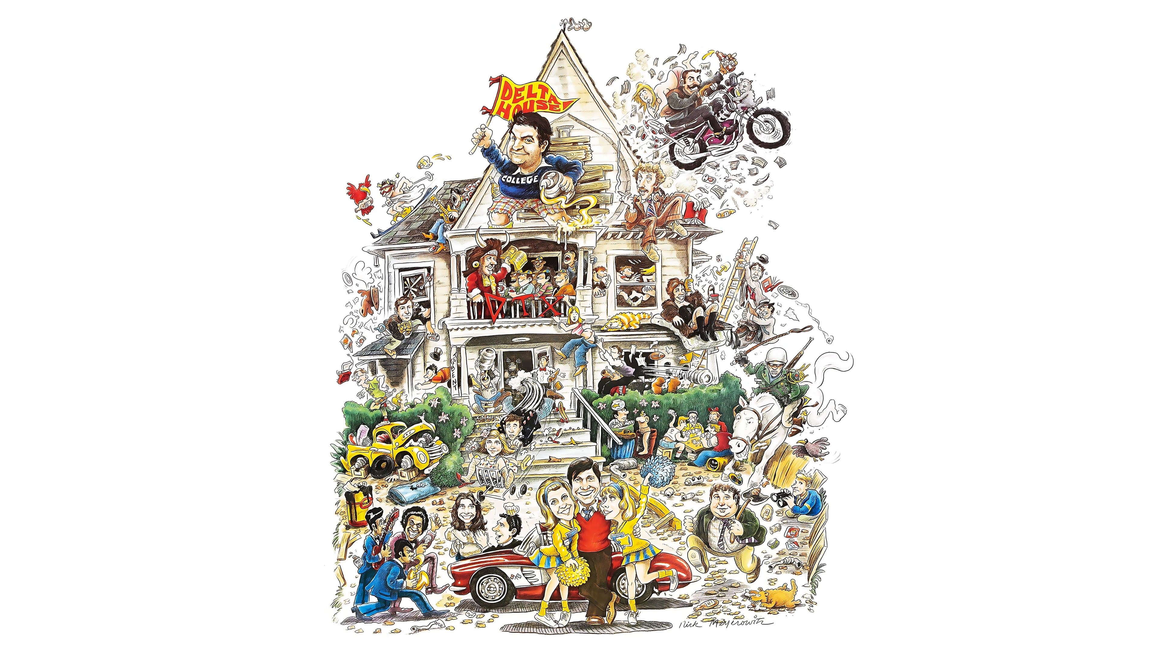 Backdrop of Animal House