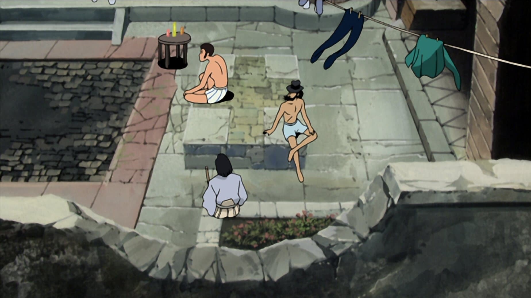 Backdrop of Lupin the Third: Return of Pycal