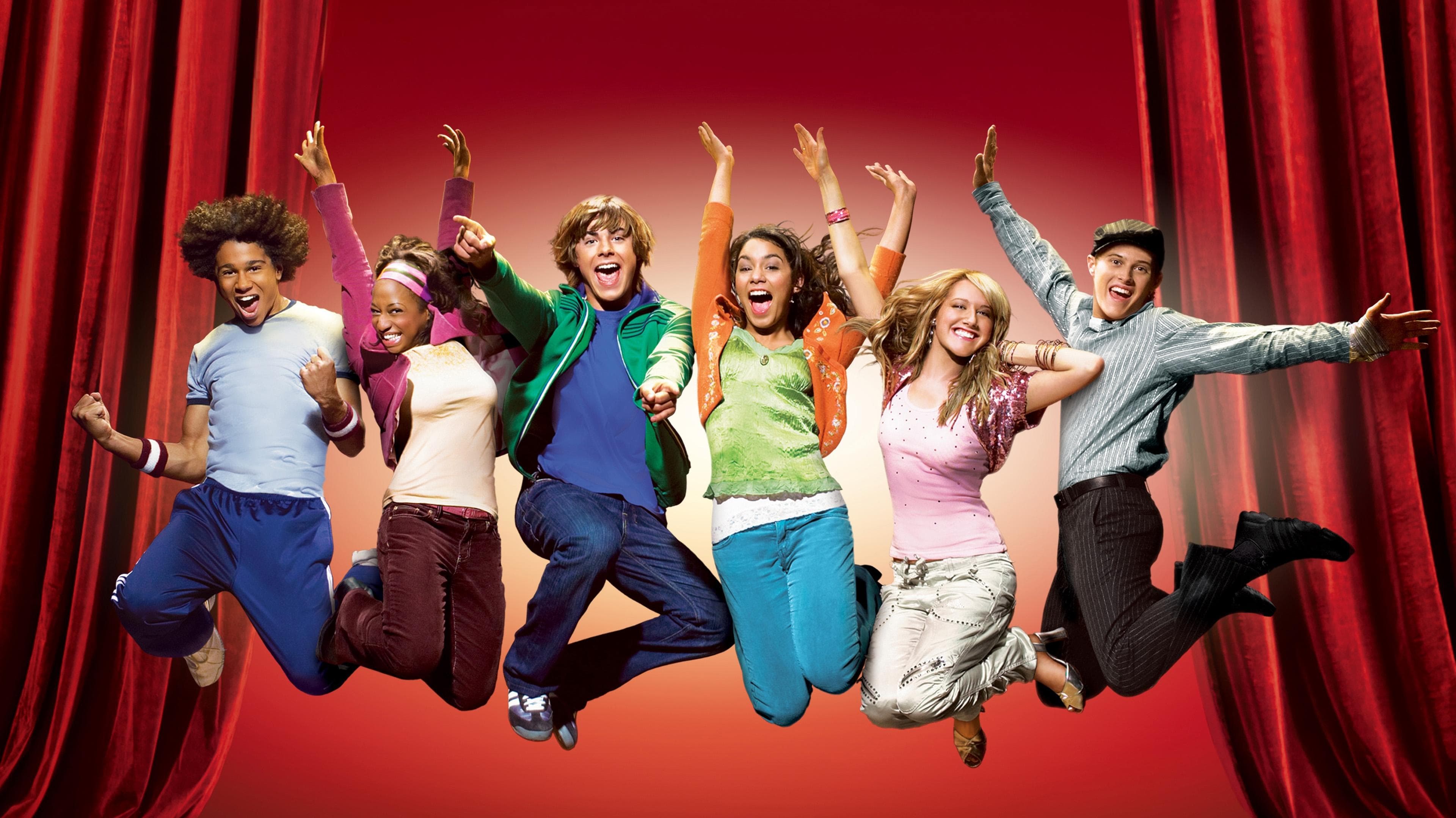 Backdrop of High School Musical