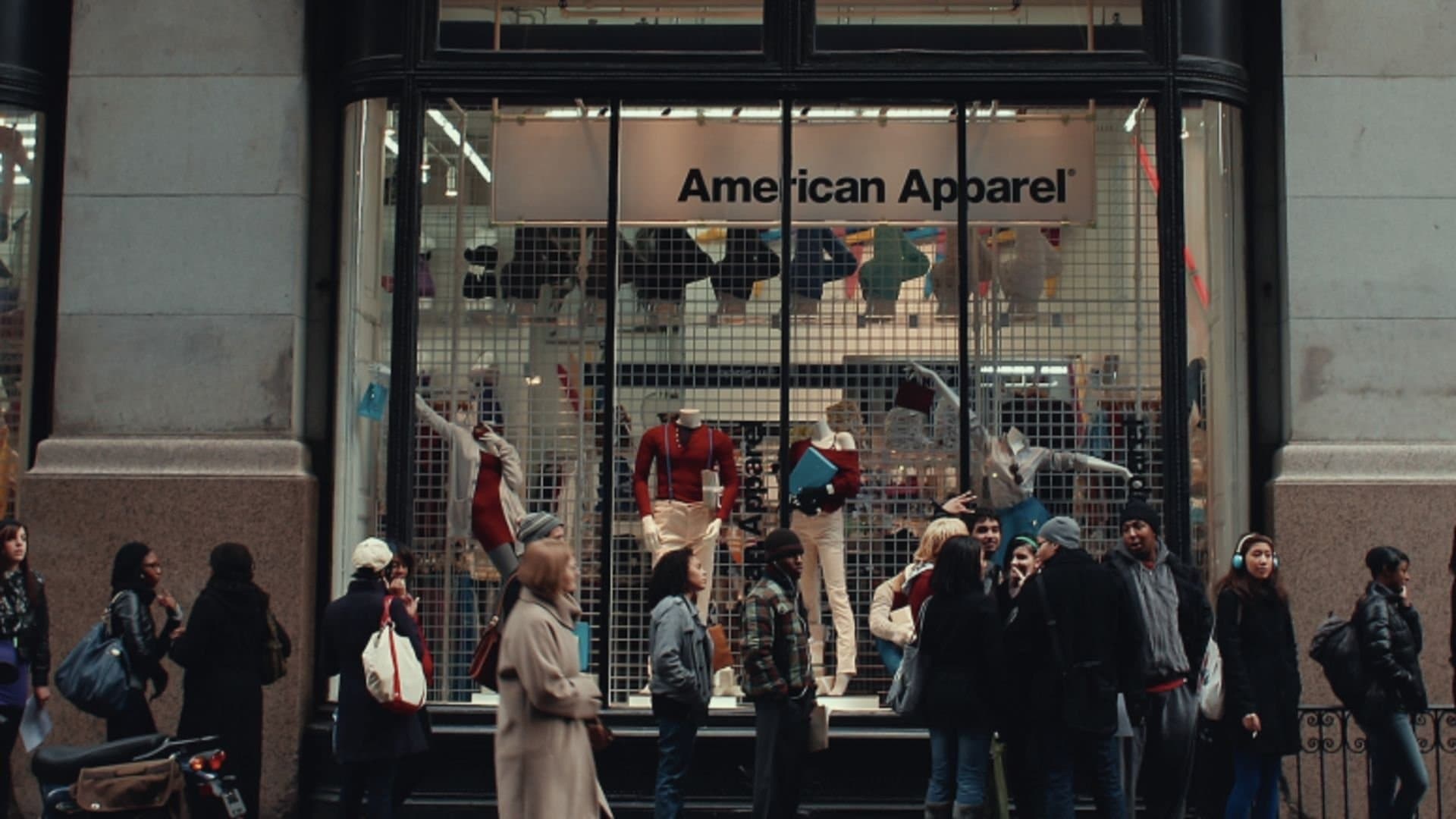 Backdrop of Trainwreck: The Cult of American Apparel