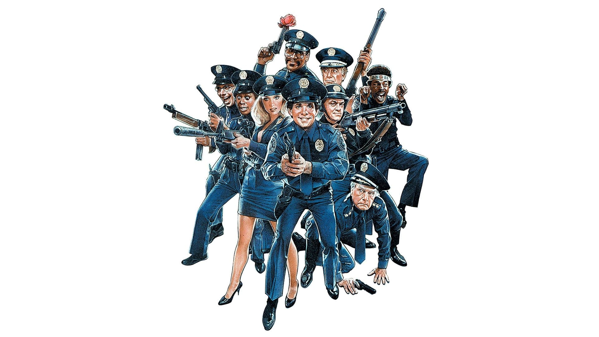 Backdrop of Police Academy 2: Their First Assignment