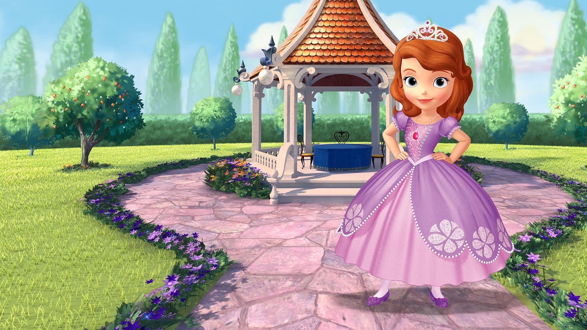 Backdrop of Sofia the First: Collection