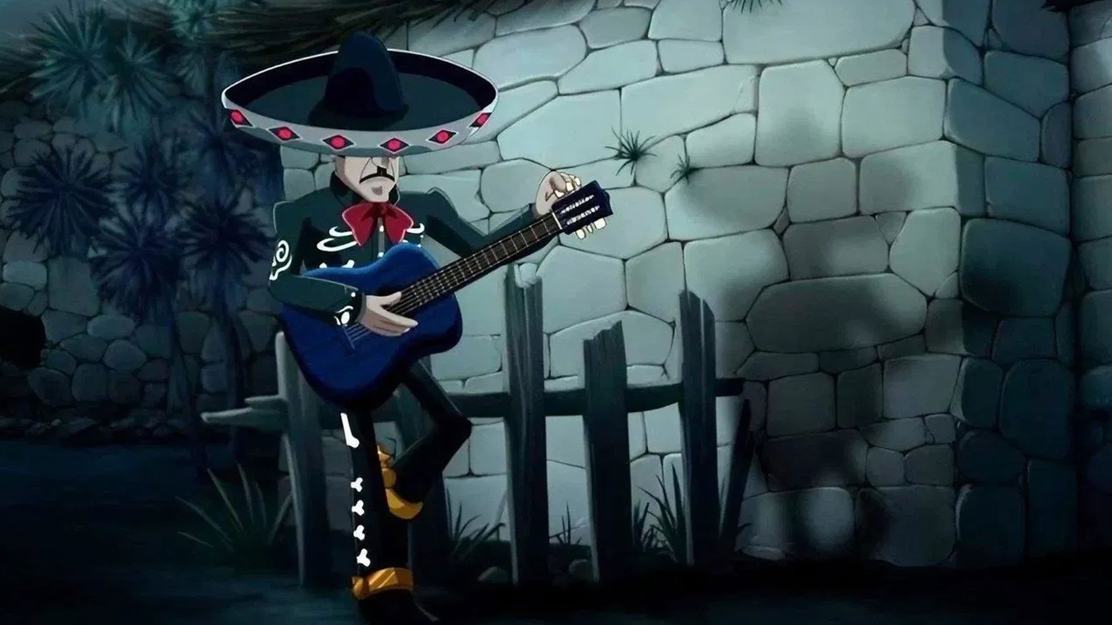 Backdrop of The Legend of the Black Charro