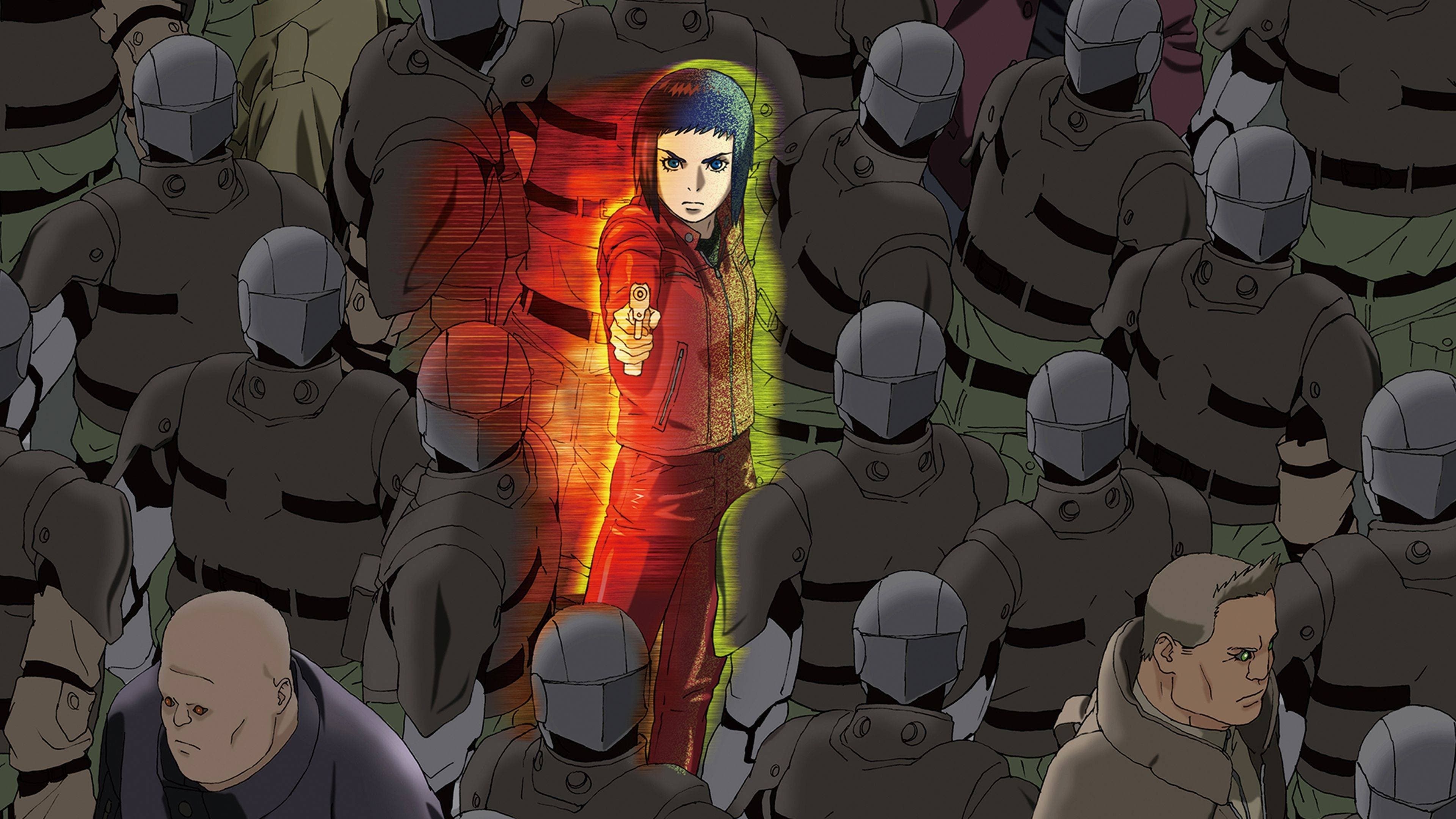 Backdrop of Ghost in the Shell: Arise - Border 2: Ghost Whispers