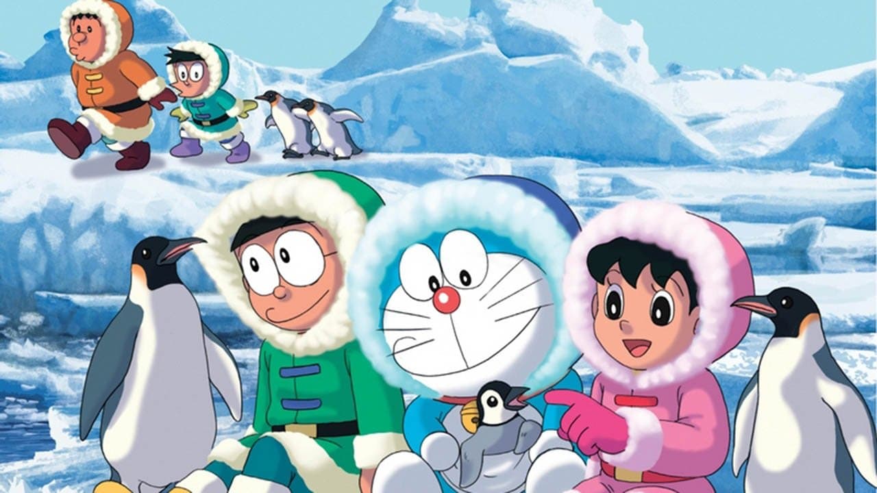 Backdrop of Doraemon: Nobita's Great Adventure in the Antarctic Kachi Kochi