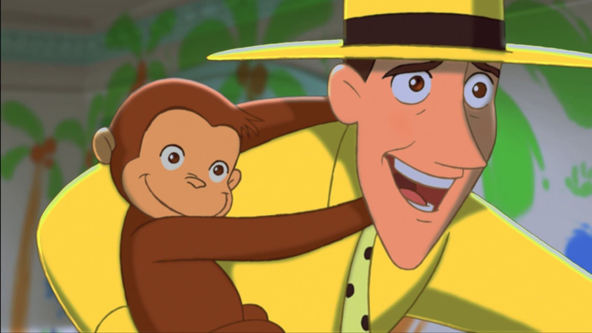 Backdrop of Curious George