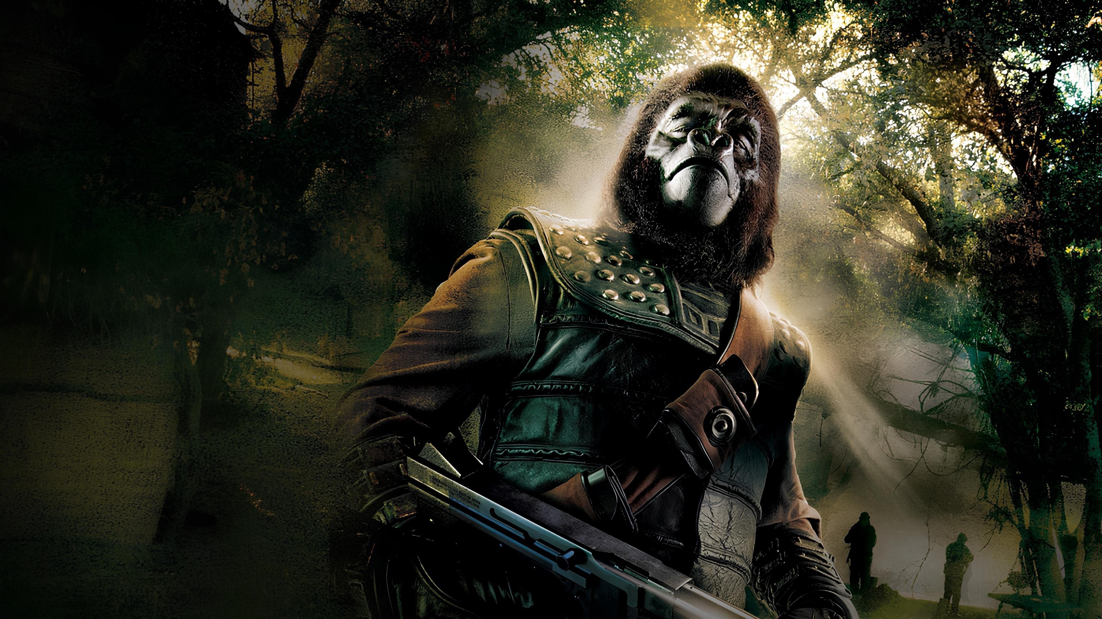 Backdrop of Battle for the Planet of the Apes