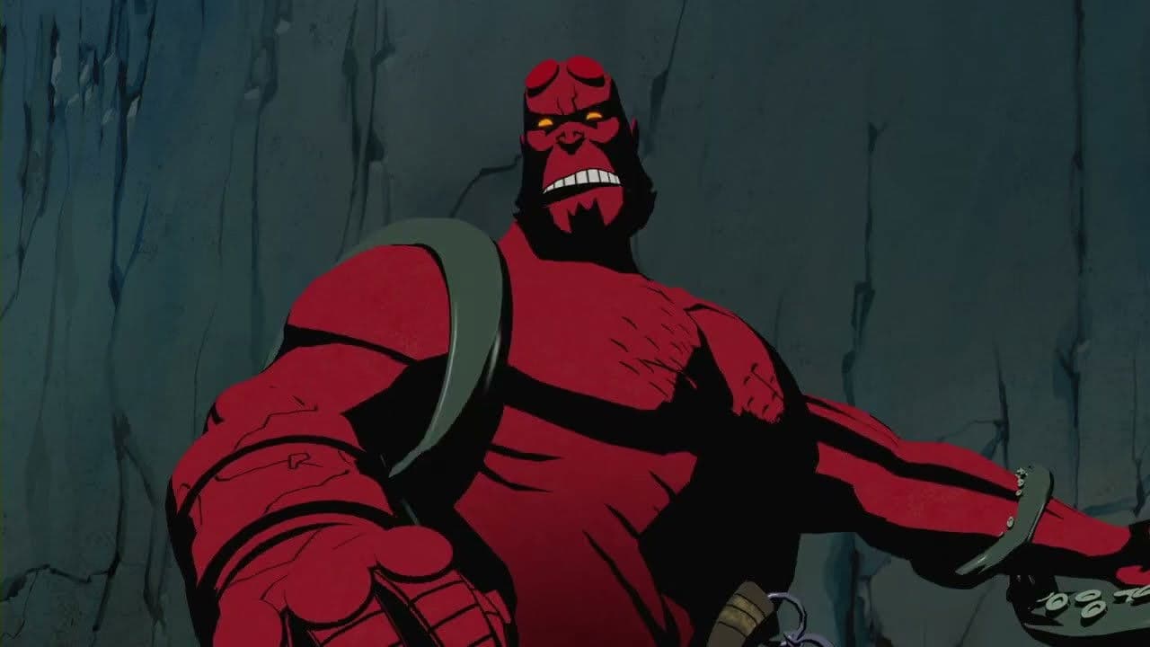Backdrop of Hellboy Animated: The Dark Below