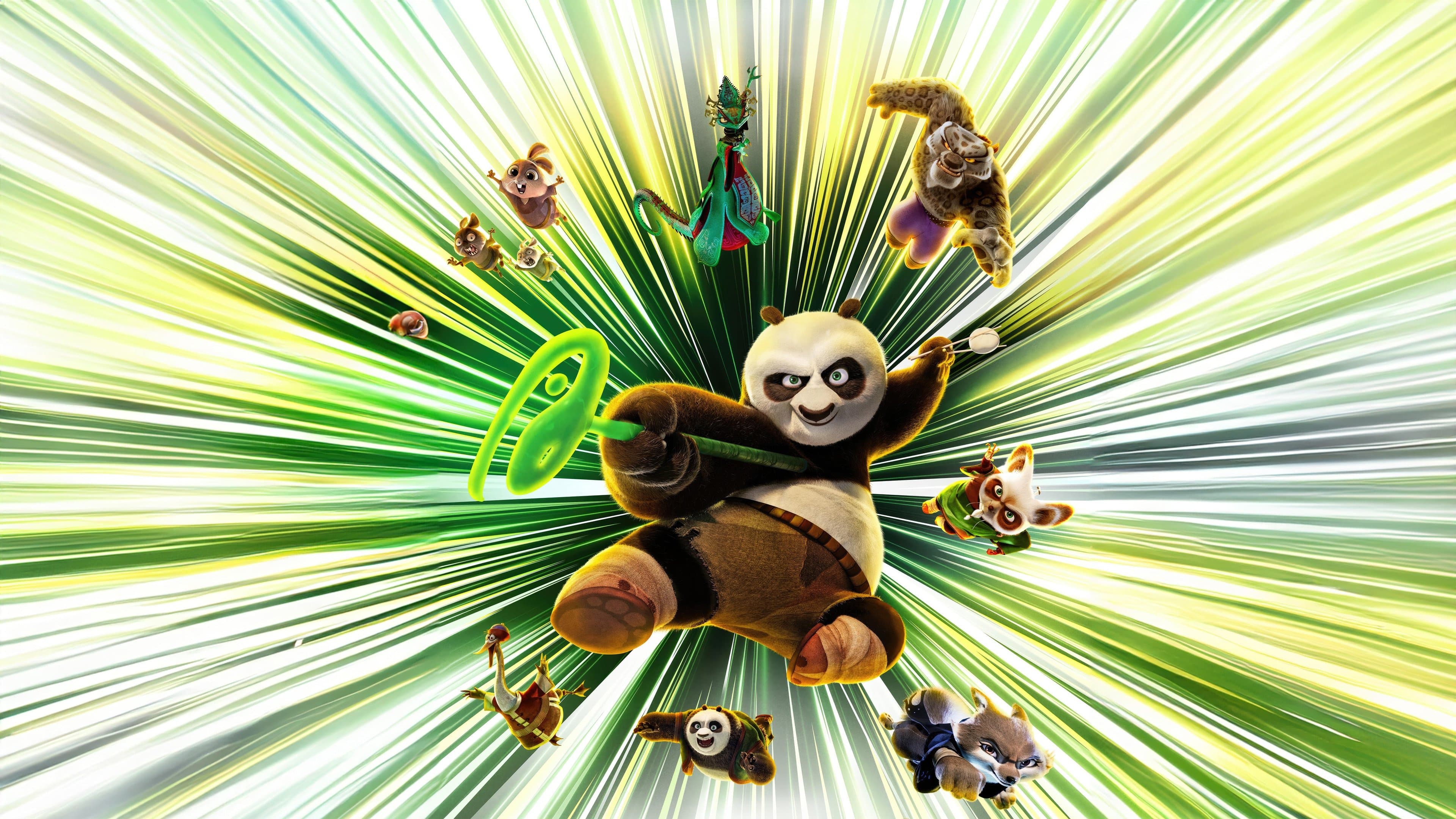 Backdrop of Kung Fu Panda 4