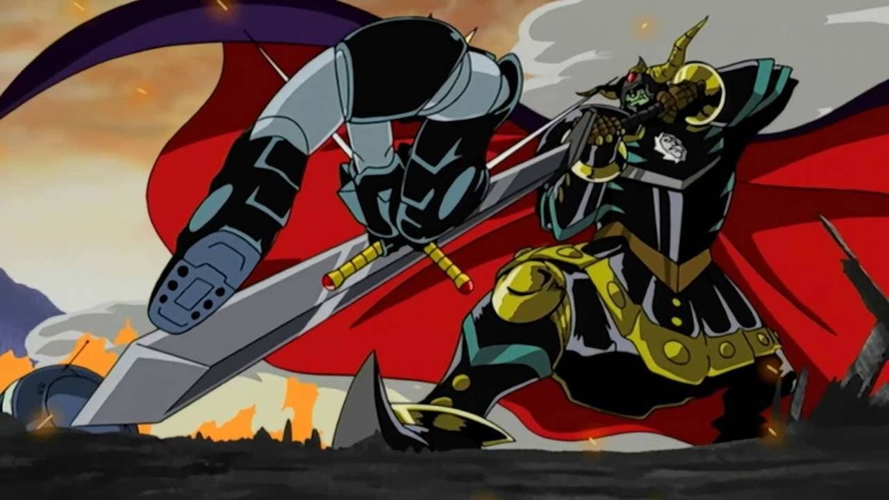 Backdrop of Mazinkaiser vs Great Darkness General