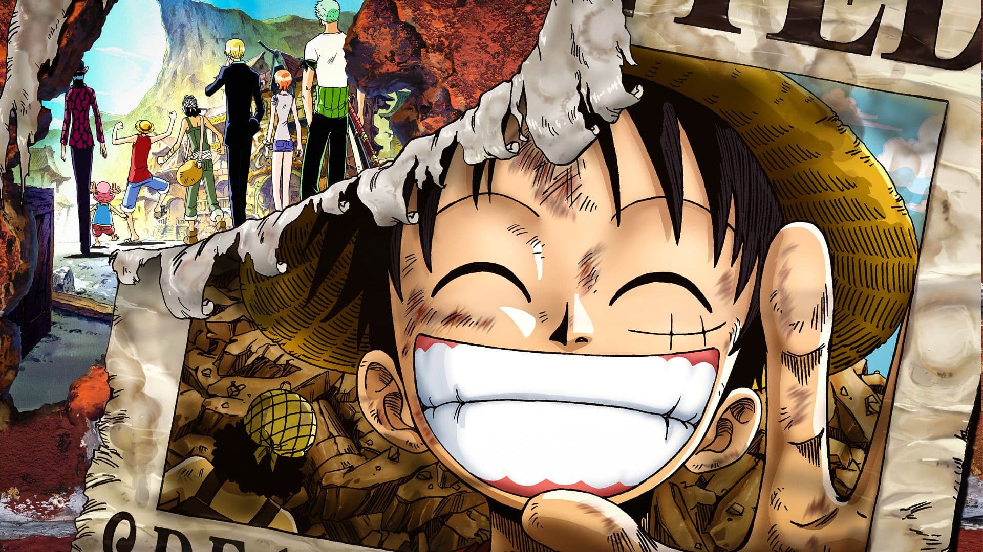 Backdrop of One Piece: Dead End Adventure