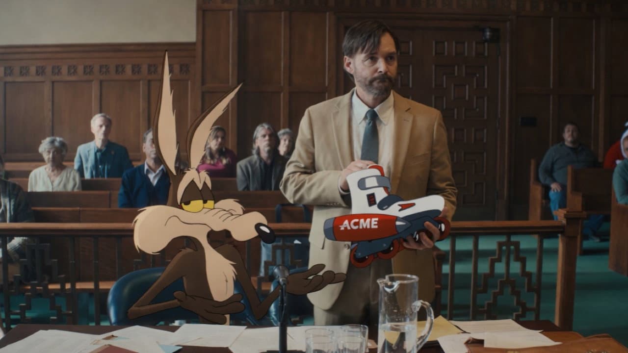 Backdrop of Coyote vs ACME