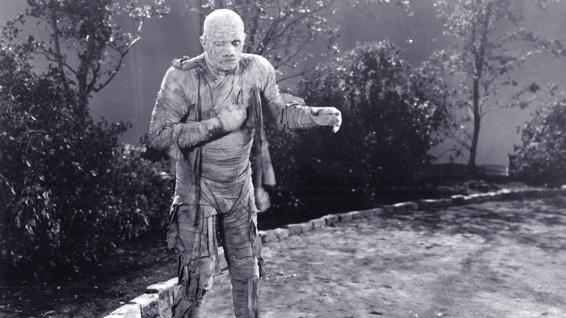 Backdrop of The Mummy's Ghost