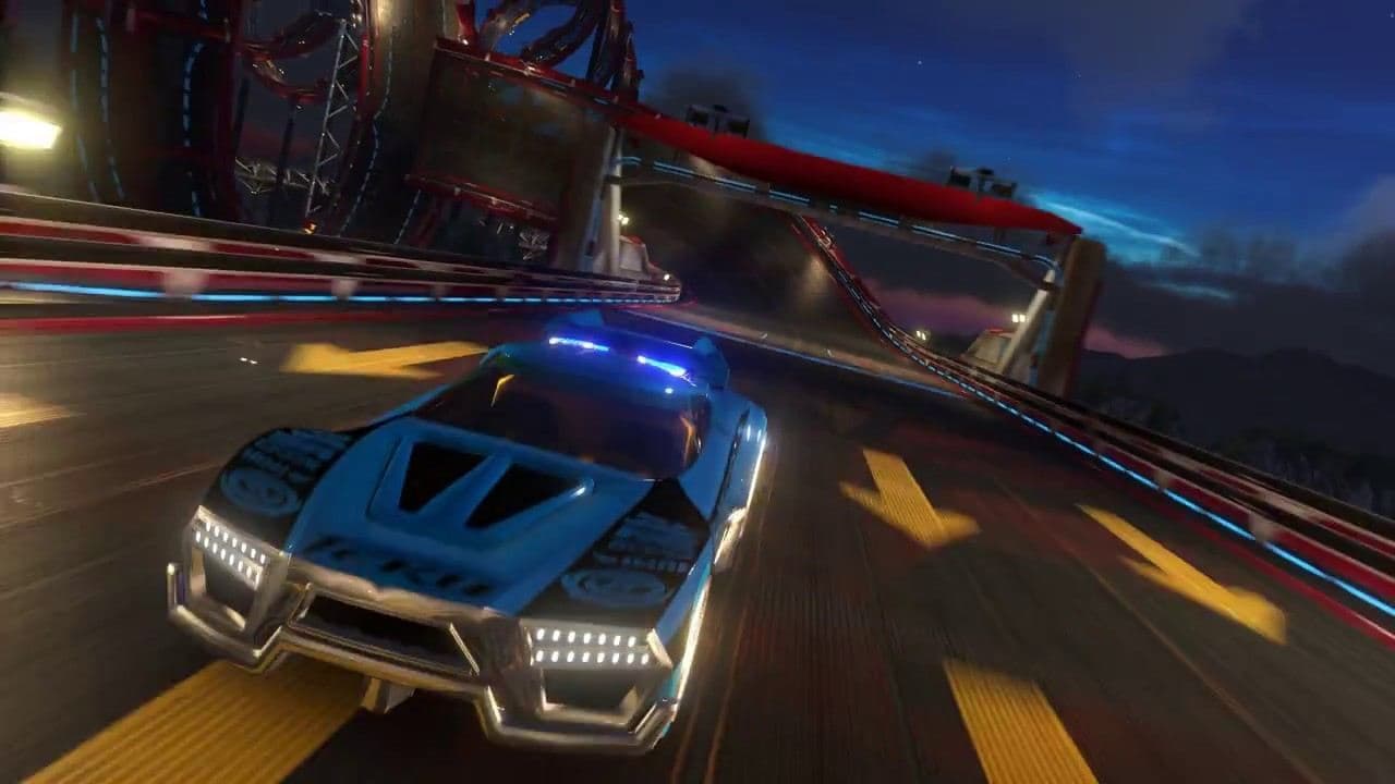 Backdrop of Hot Wheels AcceleRacers: Breaking Point