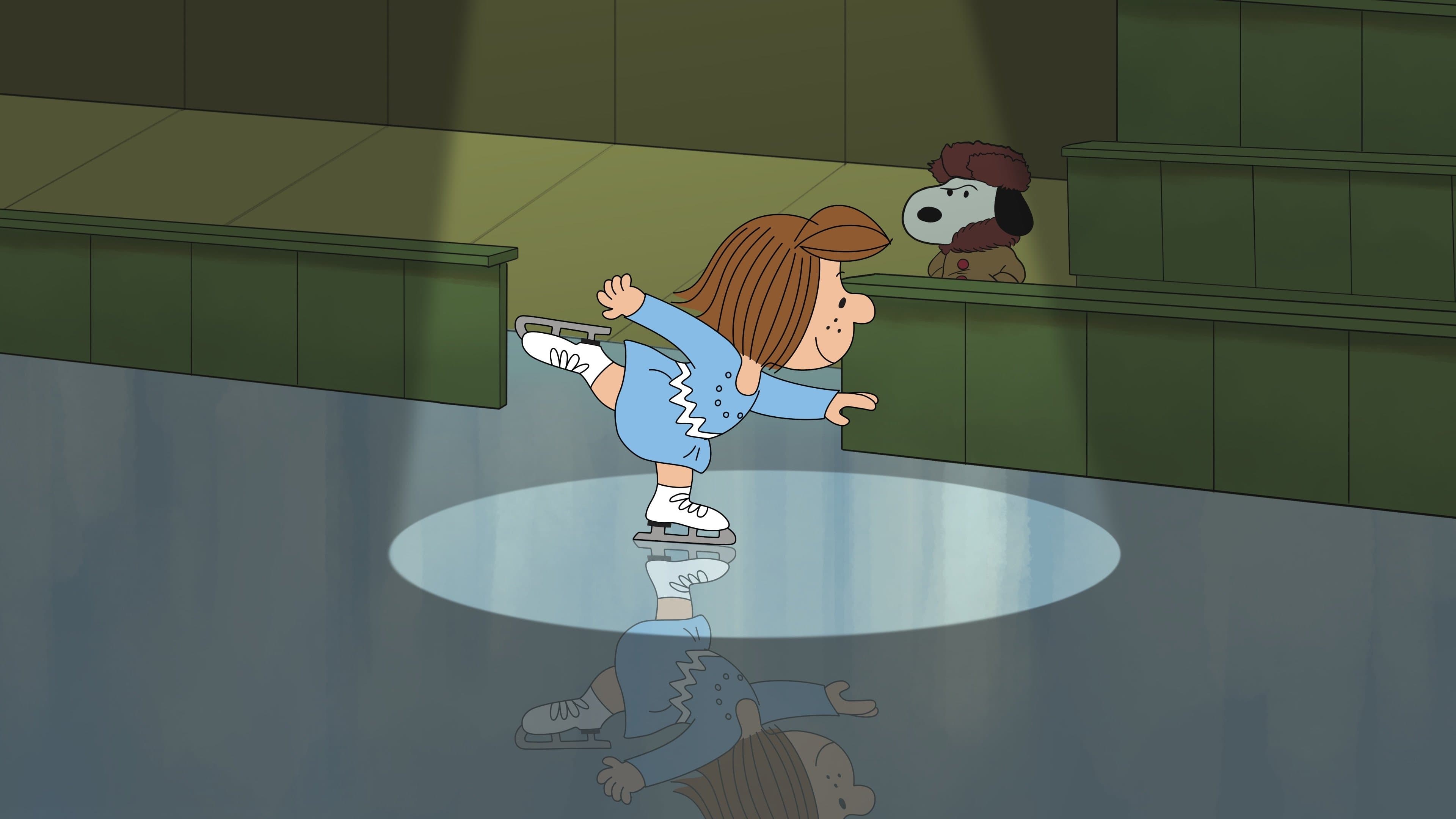 Backdrop of She's a Good Skate, Charlie Brown