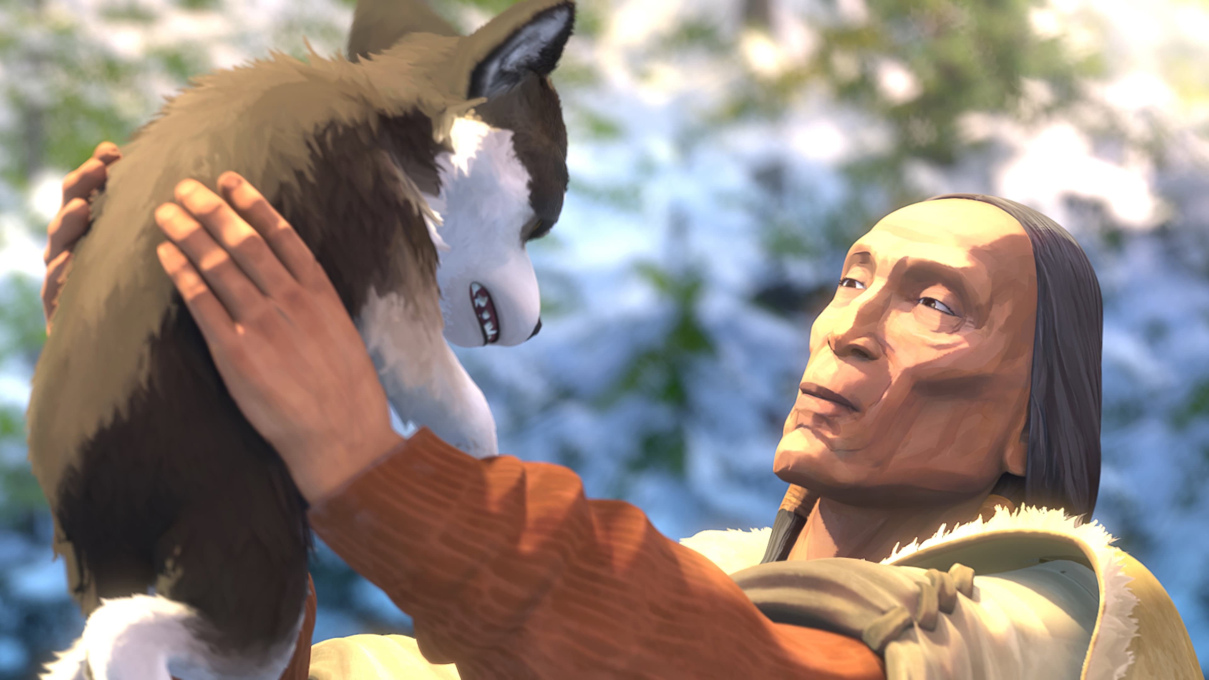 Backdrop of White Fang