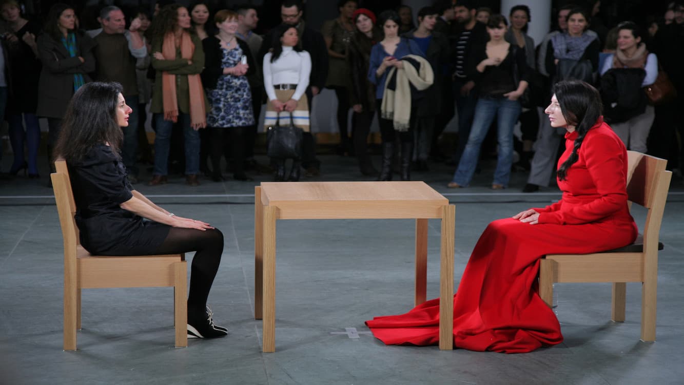 Backdrop of Marina Abramović: The Artist Is Present