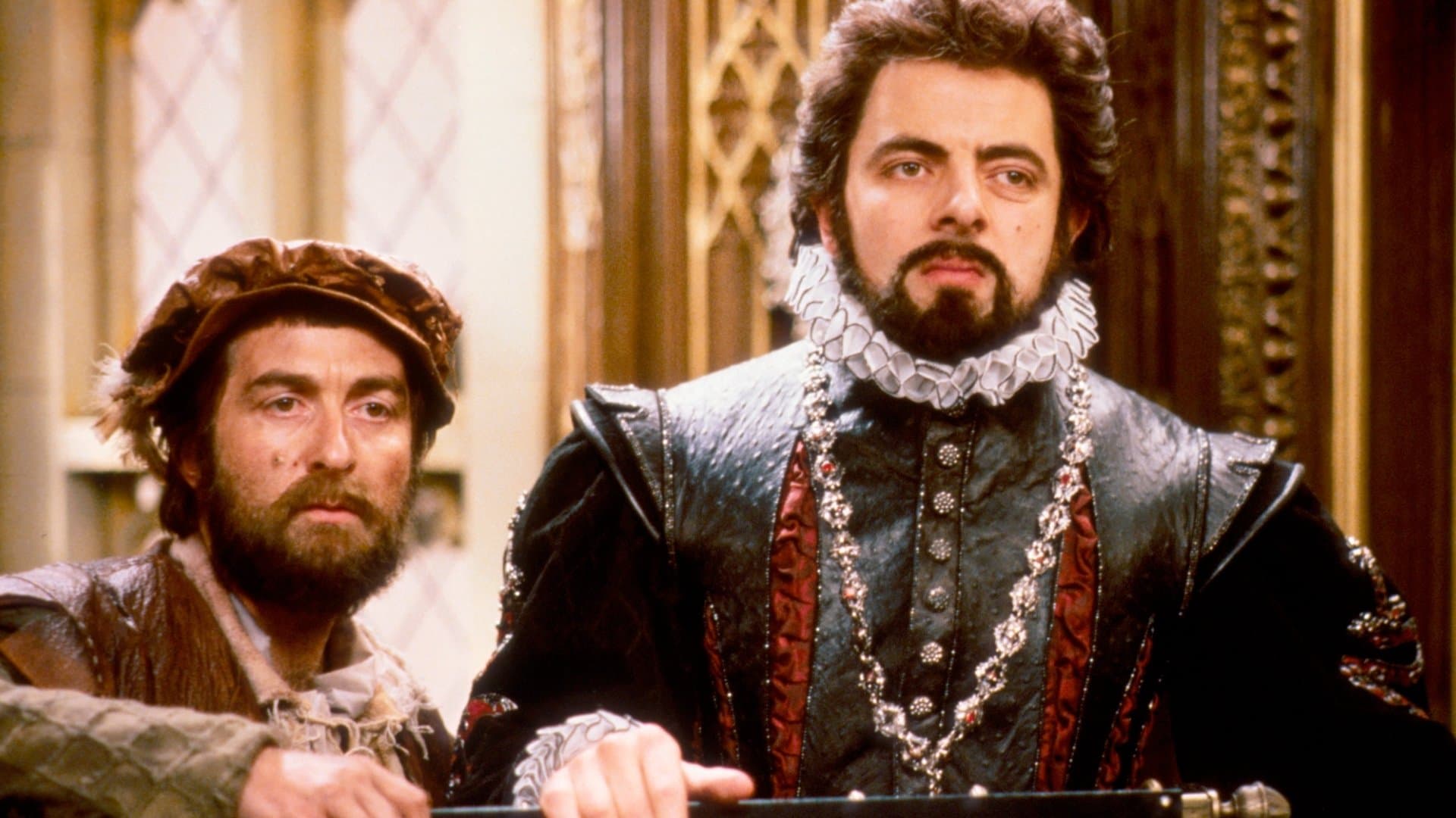 Backdrop of Blackadder's Christmas Carol