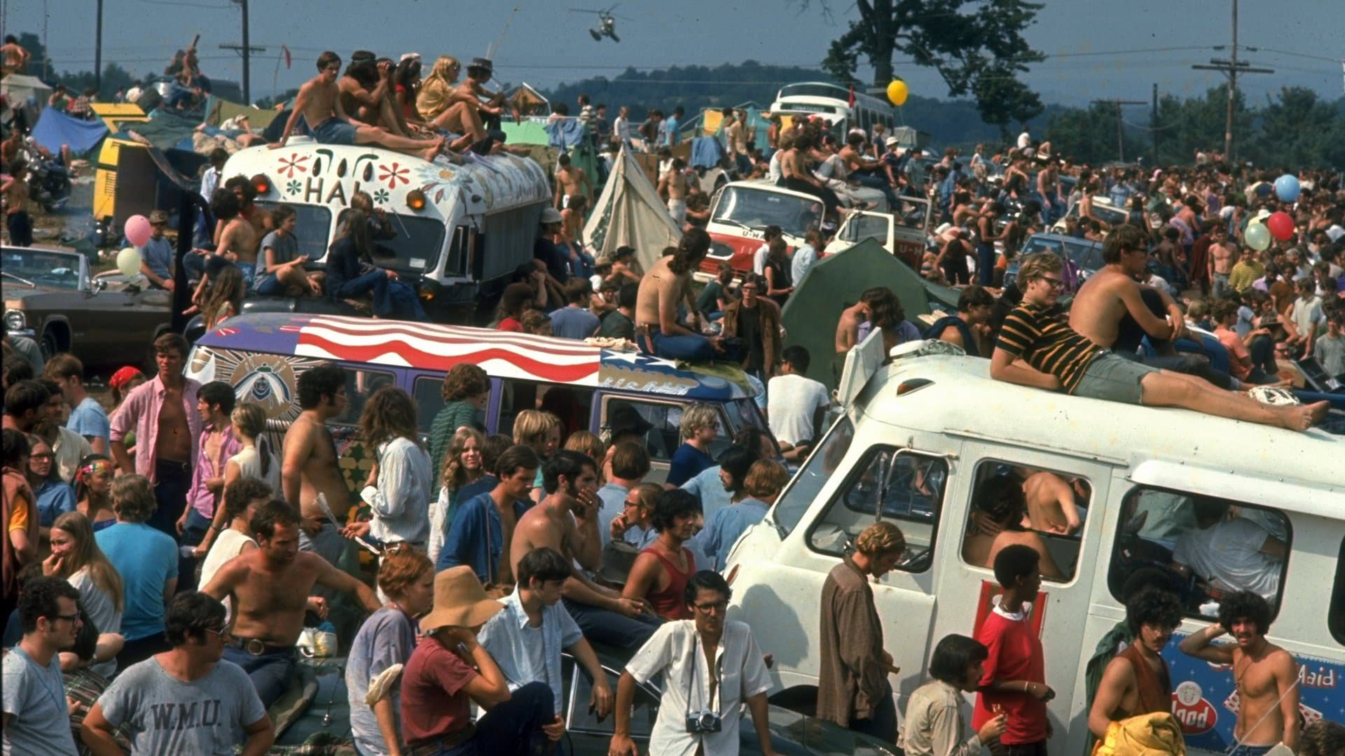 Backdrop of Woodstock