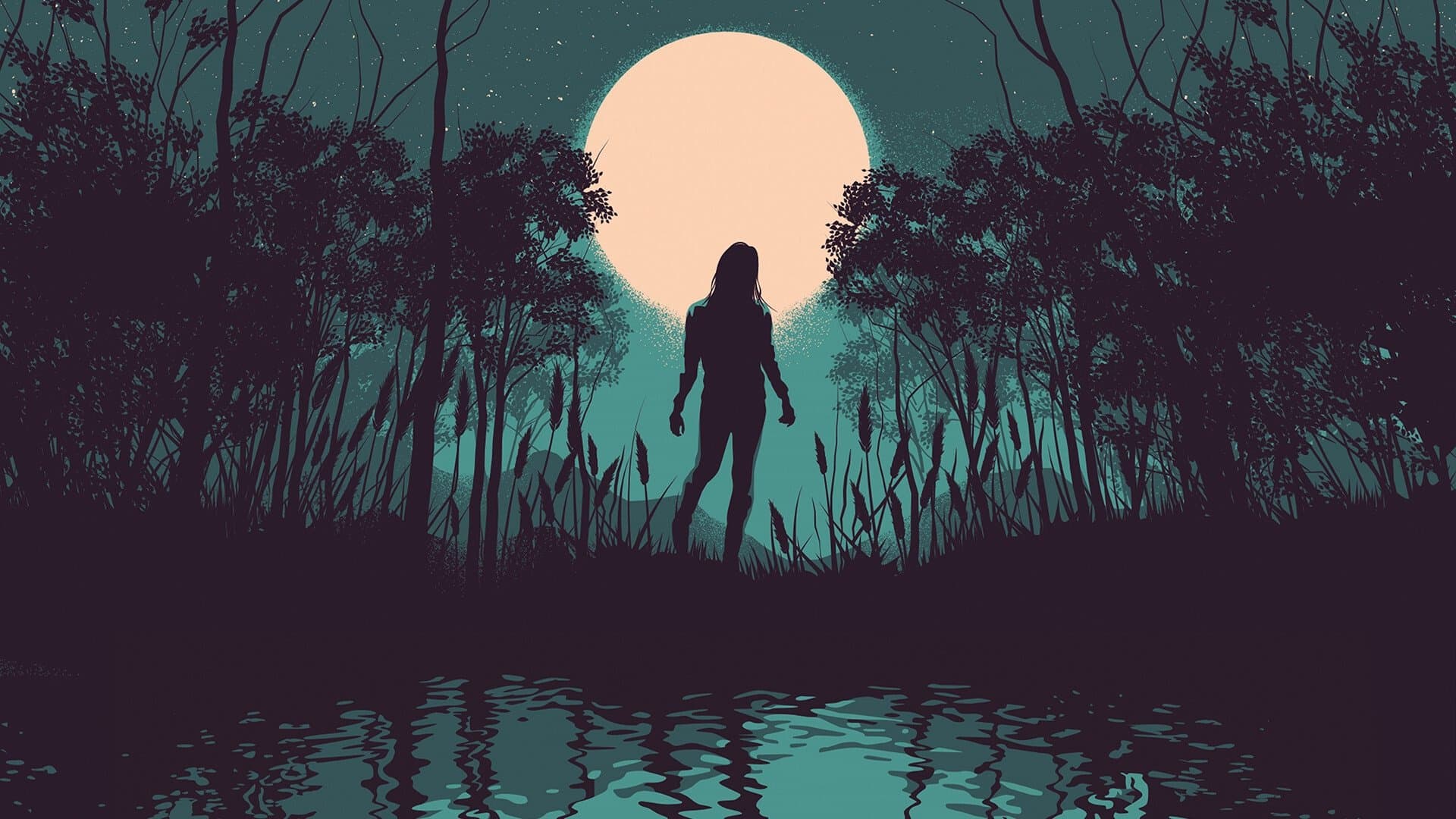 Backdrop of Lake Mungo