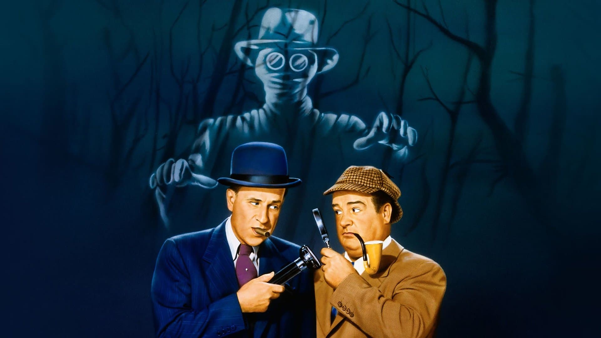 Backdrop of Bud Abbott and Lou Costello Meet the Invisible Man