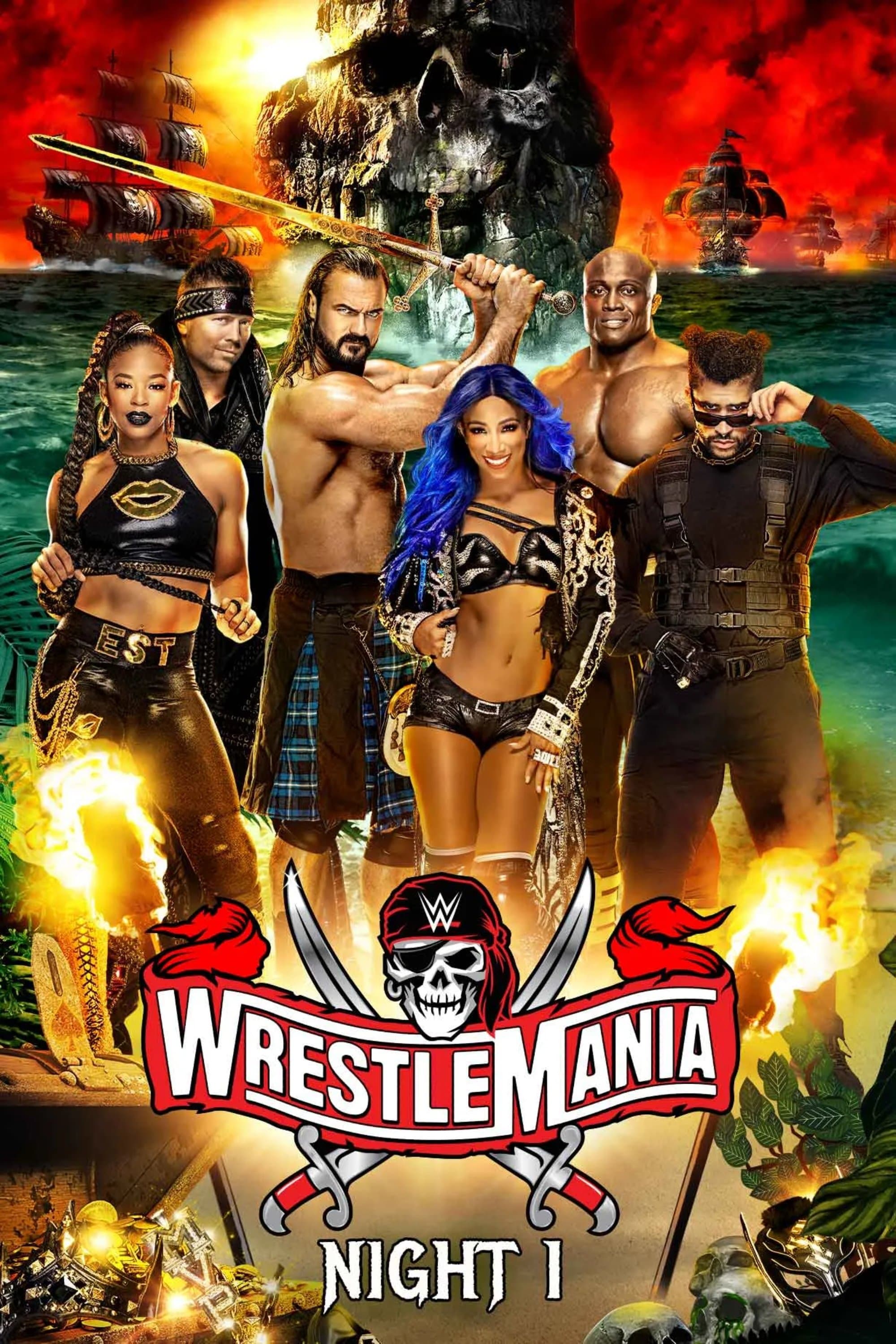 Poster of WrestleMania 37: Night 1