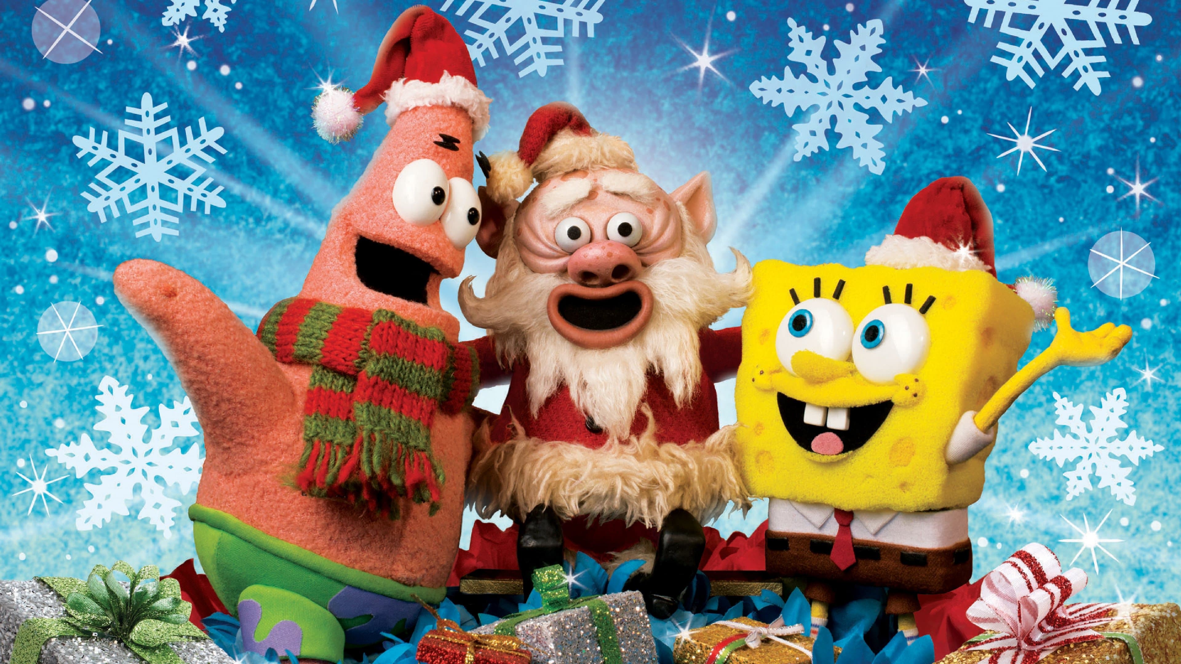 Backdrop of It's a SpongeBob Christmas!