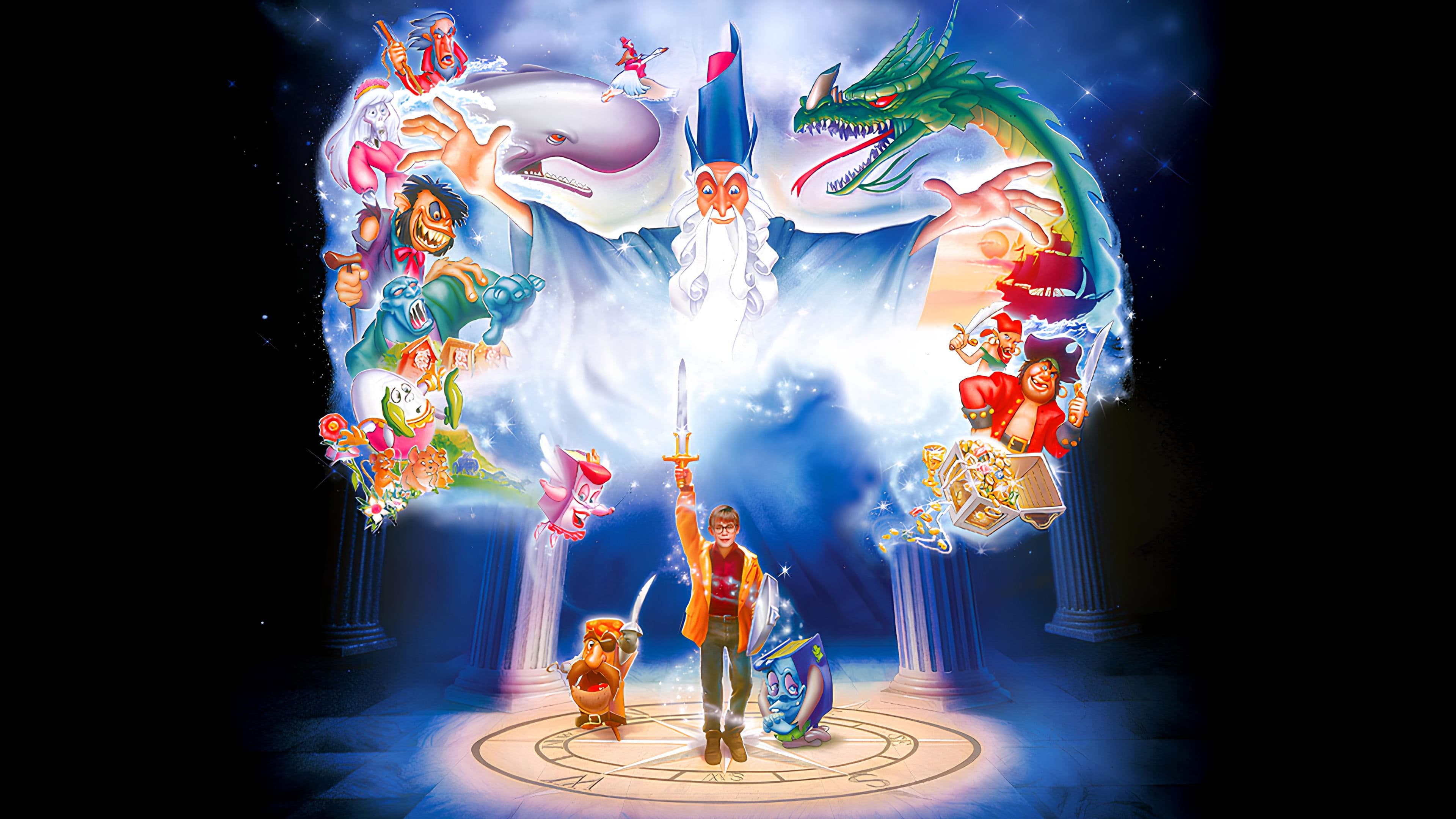 Backdrop of The Pagemaster