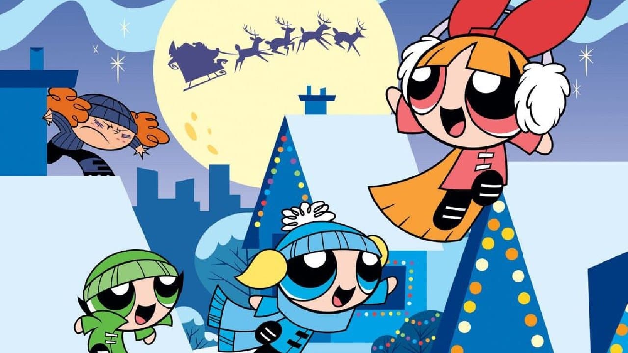 Backdrop of The Powerpuff Girls: 'Twas the Fight Before Christmas