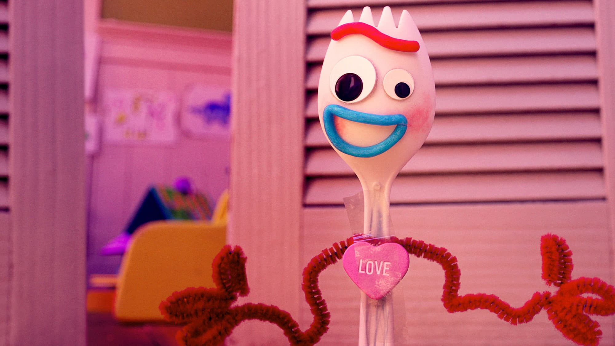 Backdrop of Forky Asks a Question: What Is Love?