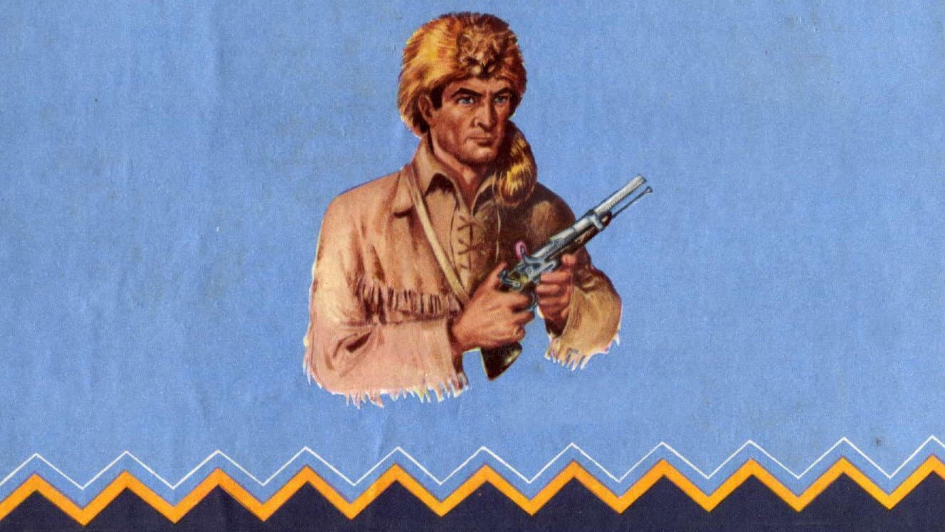 Backdrop of Davy Crockett, Indian Fighter