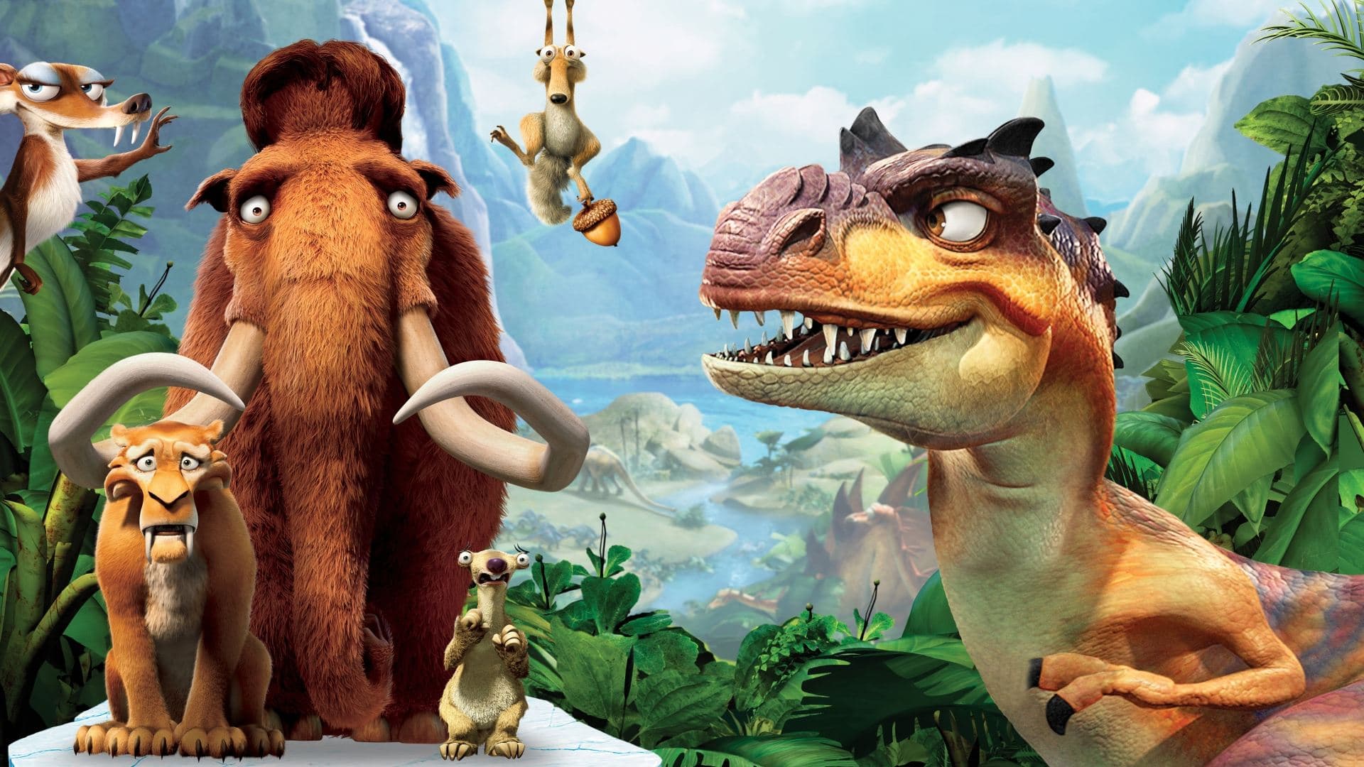 Backdrop of Ice Age: Dawn of the Dinosaurs