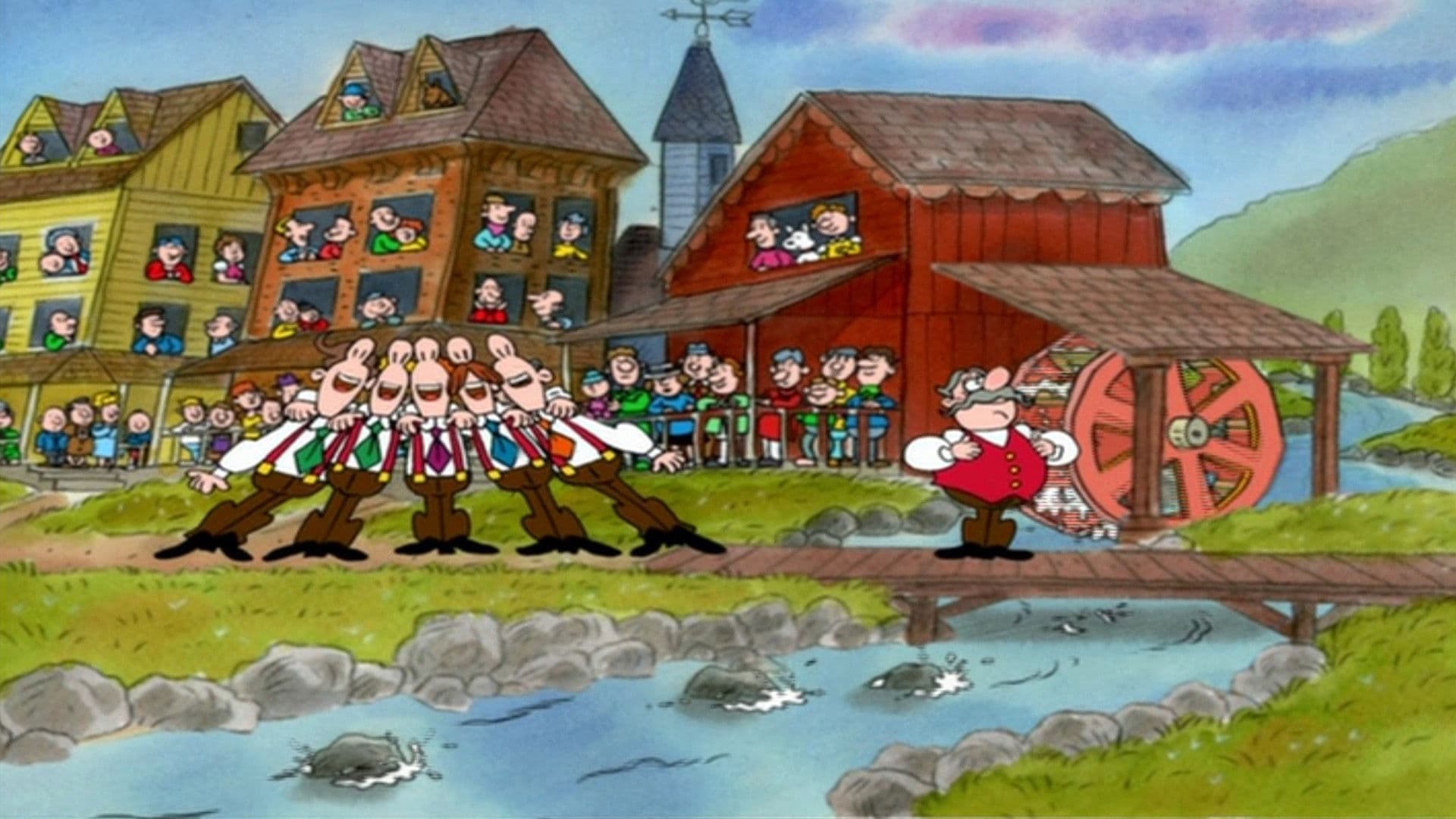Backdrop of It's the Pied Piper, Charlie Brown
