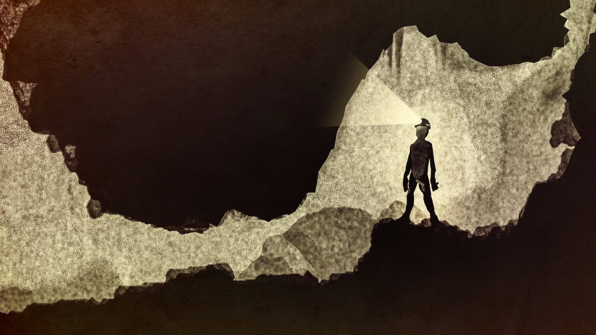 Backdrop of Unknown: Cave of Bones