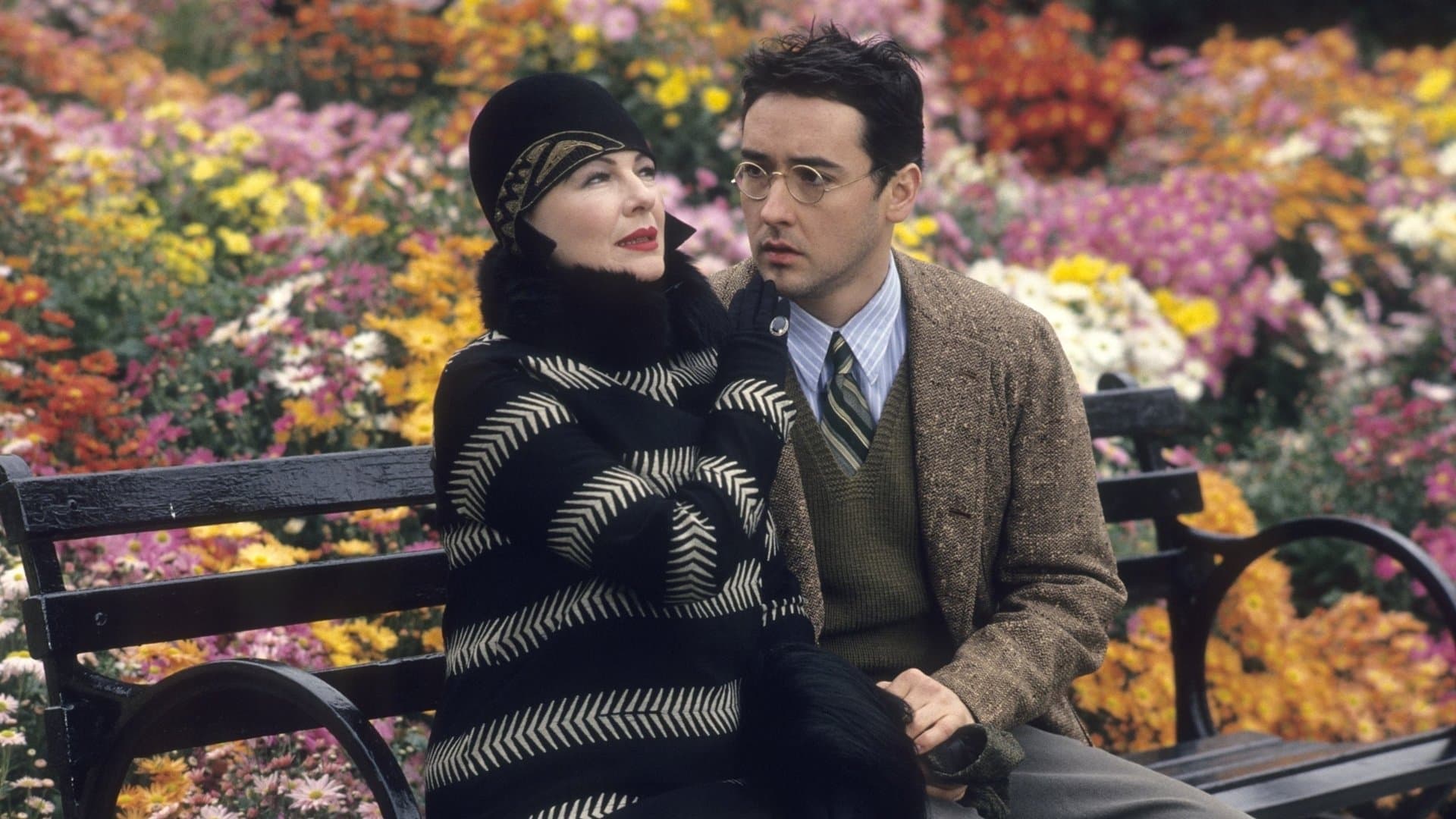 Backdrop of Bullets Over Broadway